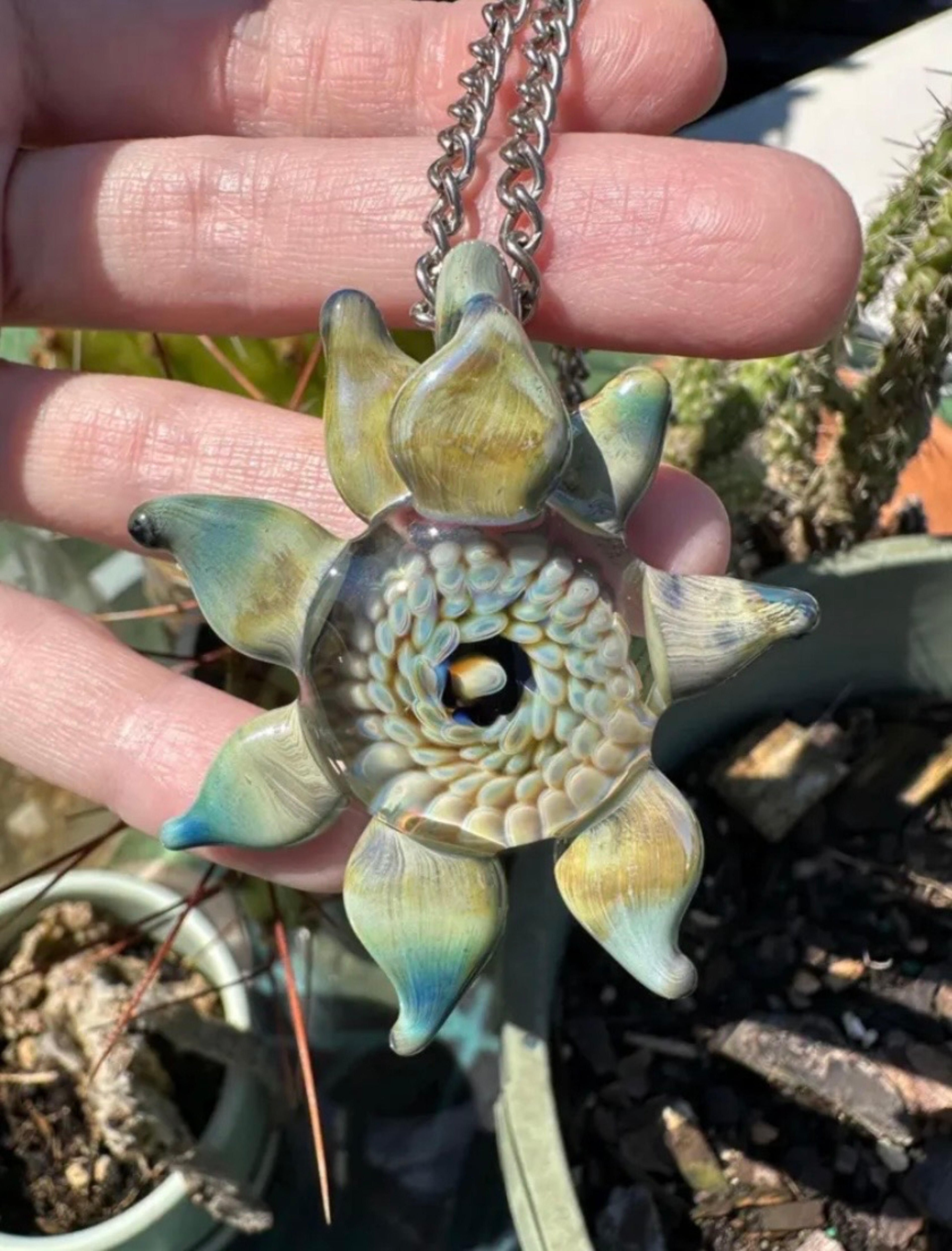 Flower Implosion Pendant image 0