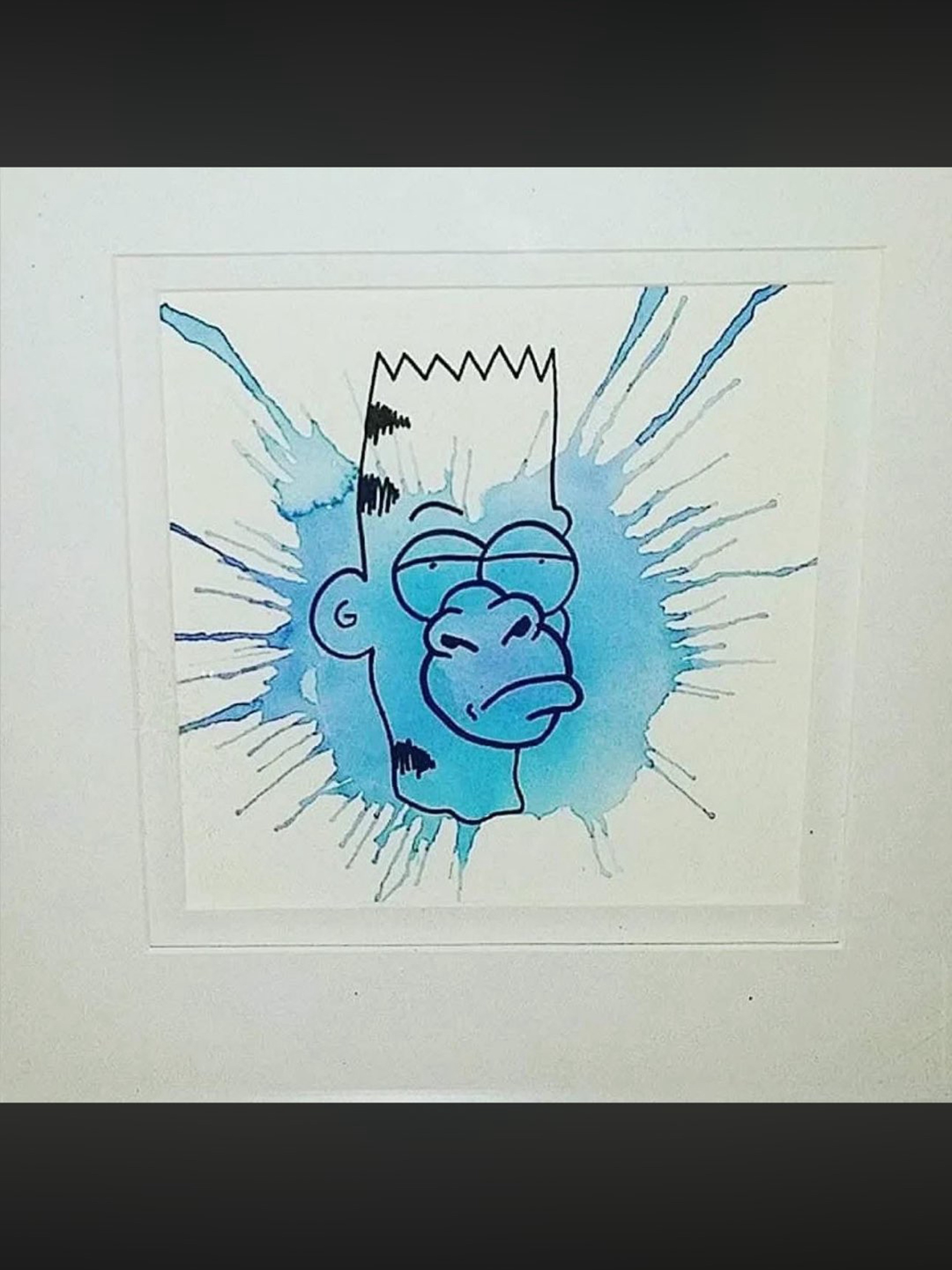 Preview pic of 2015 Gz1 x Coyle ORIGINAL "Bartfield" drawing/watercolor