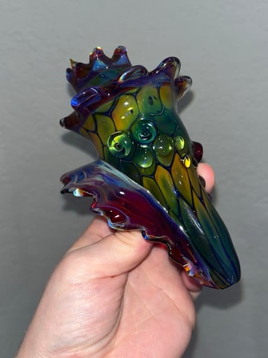 Preview pic of Uncle fish seashell heady pipe