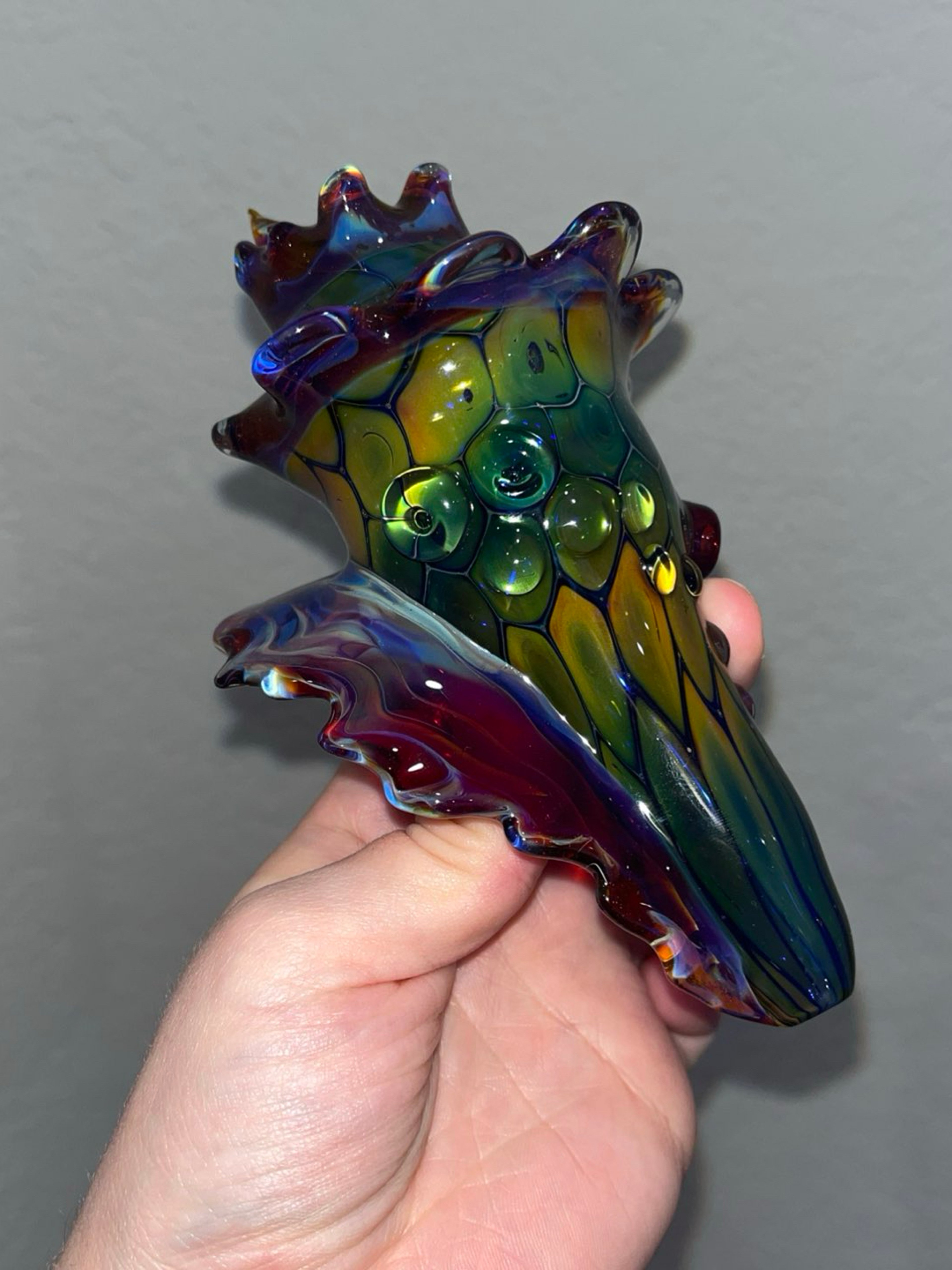 Uncle fish seashell heady pipe image 0
