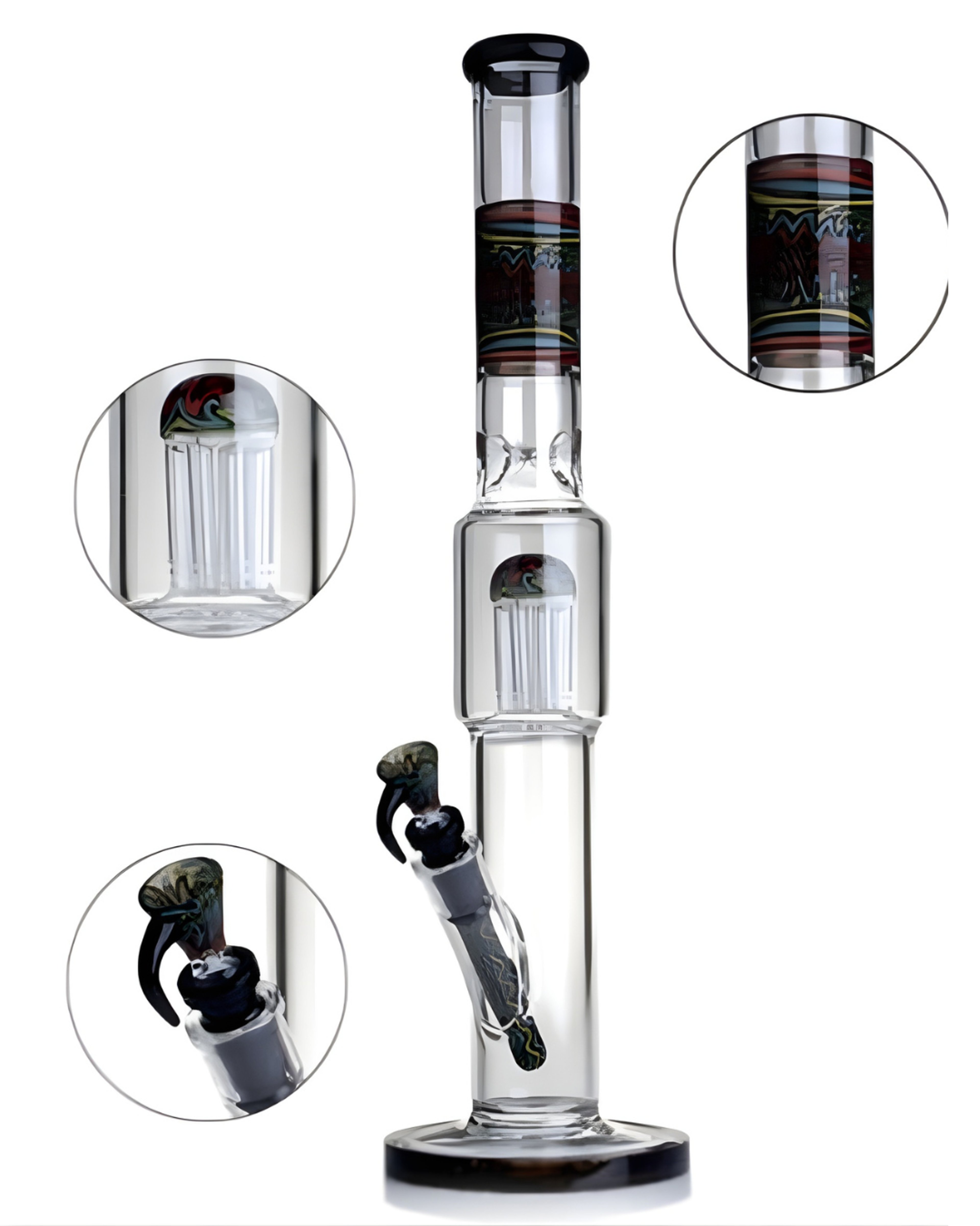 Preview pic of Phoenix Star 18” Wig Wag 8 Arm Tree Perc