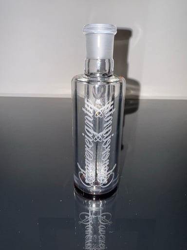 Preview pic of amber purple slitted 4 arm ash catcher