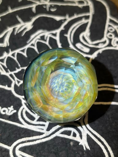 Preview pic of Faceted Spacey fume implosion marble