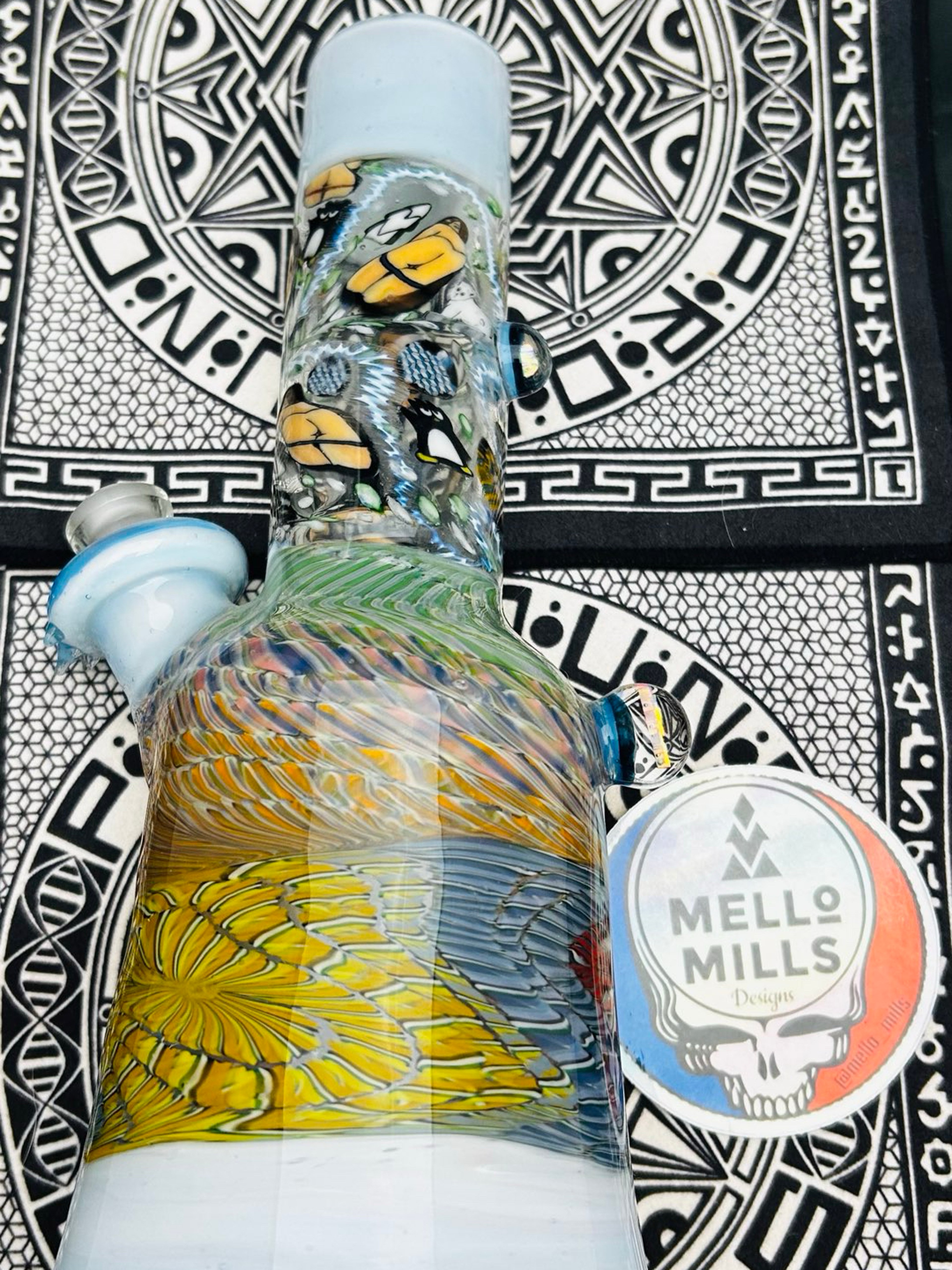 Preview pic of Snow Bunny Coil Pot Millie & Opal tube