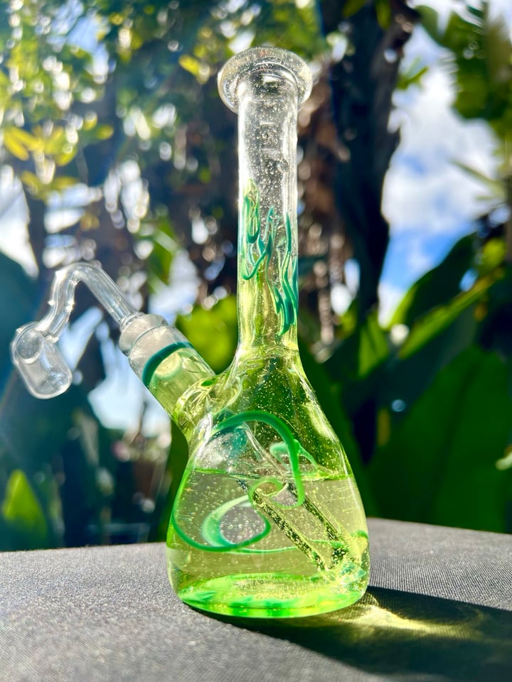Blue Flames Rig💧 ️ 👄 | Shop Heady Rigs on GlassPass