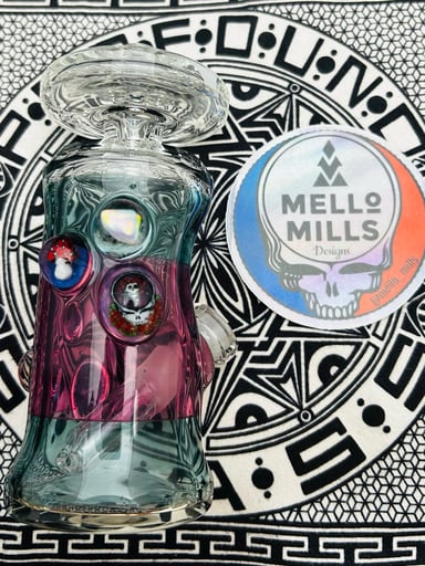 Preview pic of Grateful Dead Faceted Millie + Opal Chug Jug