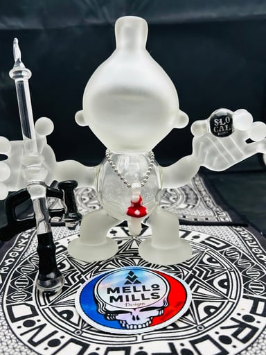 Preview pic of Mummy Doll Slo Cal Dab Rig with Dabber