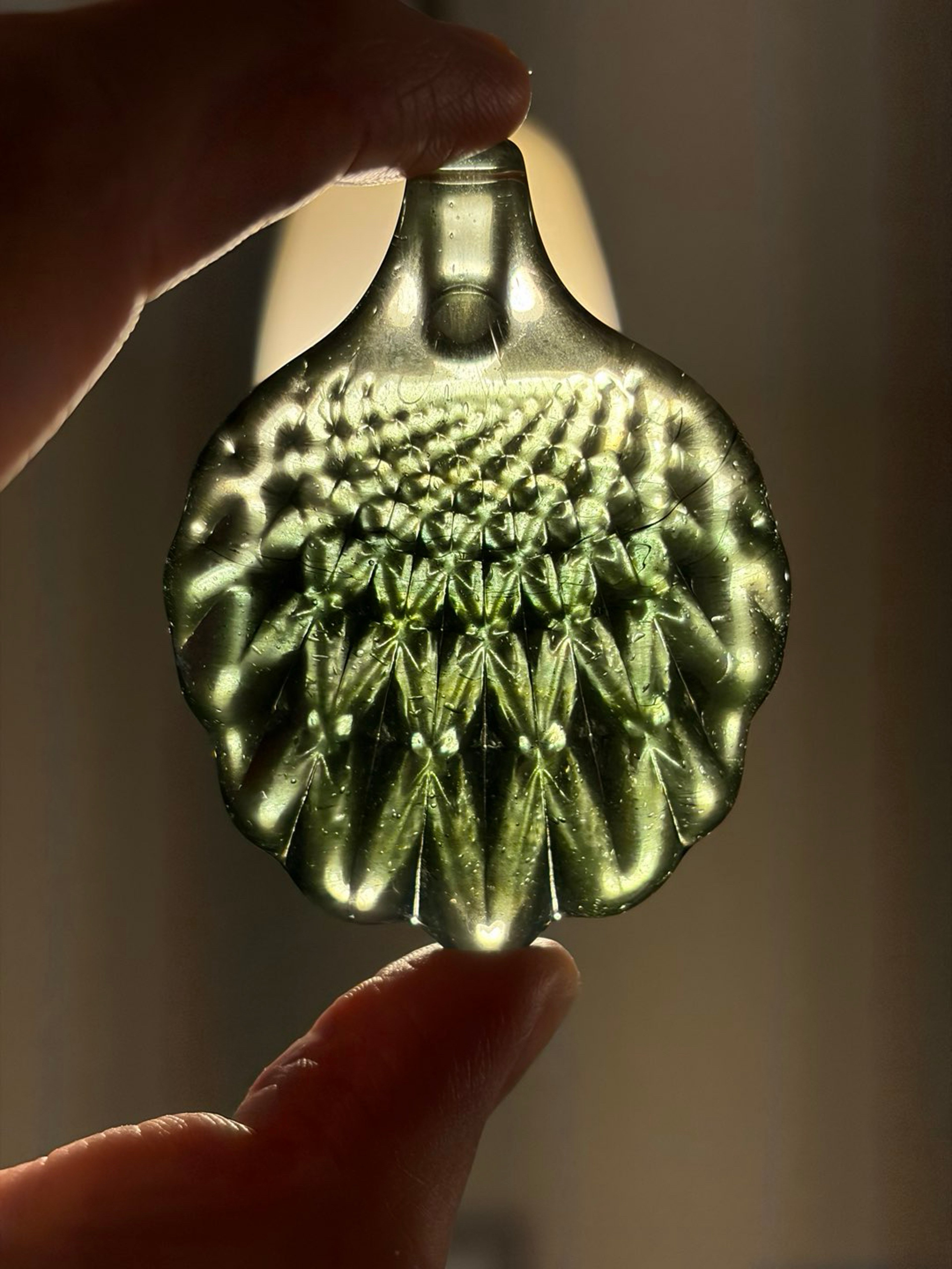 Preview pic of Mike Shelbo 2024 Teleporter Key Pendant Green/Blue