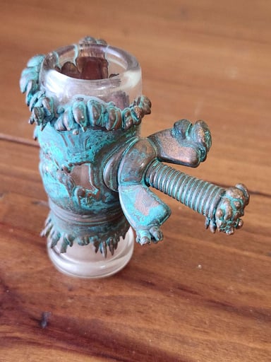 Preview pic of SNIC Barnes electroform 18mm Dome with Wing Nut