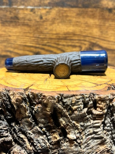 Preview pic of Custom made Cold Worked Log + Woodgrain Millie Chillum