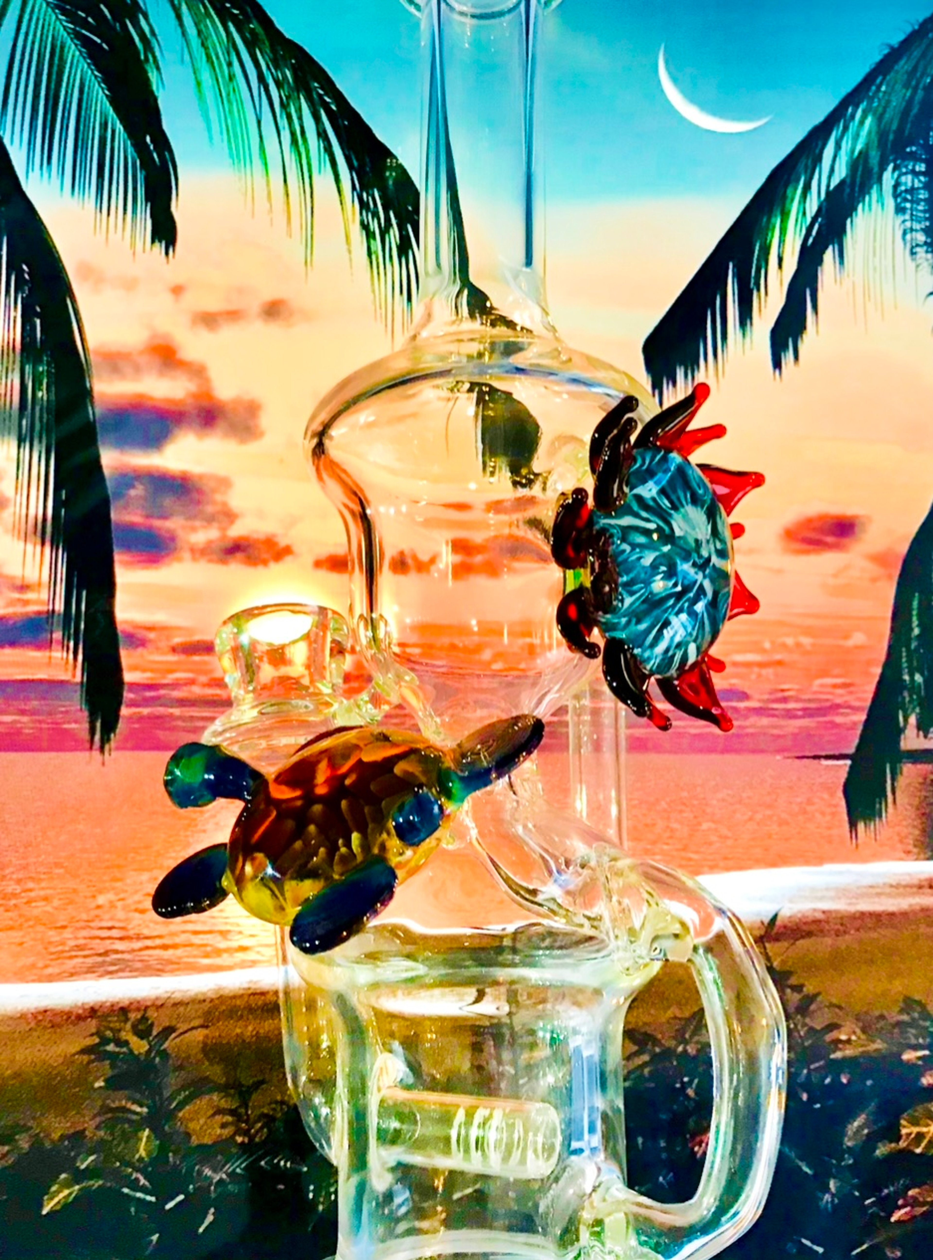 Preview pic of Turtle Moon Flower ▶️ Heady Recycler ♻️