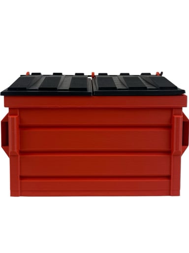 Preview pic of Dab Dumpster Swab Cleaning Station - Red