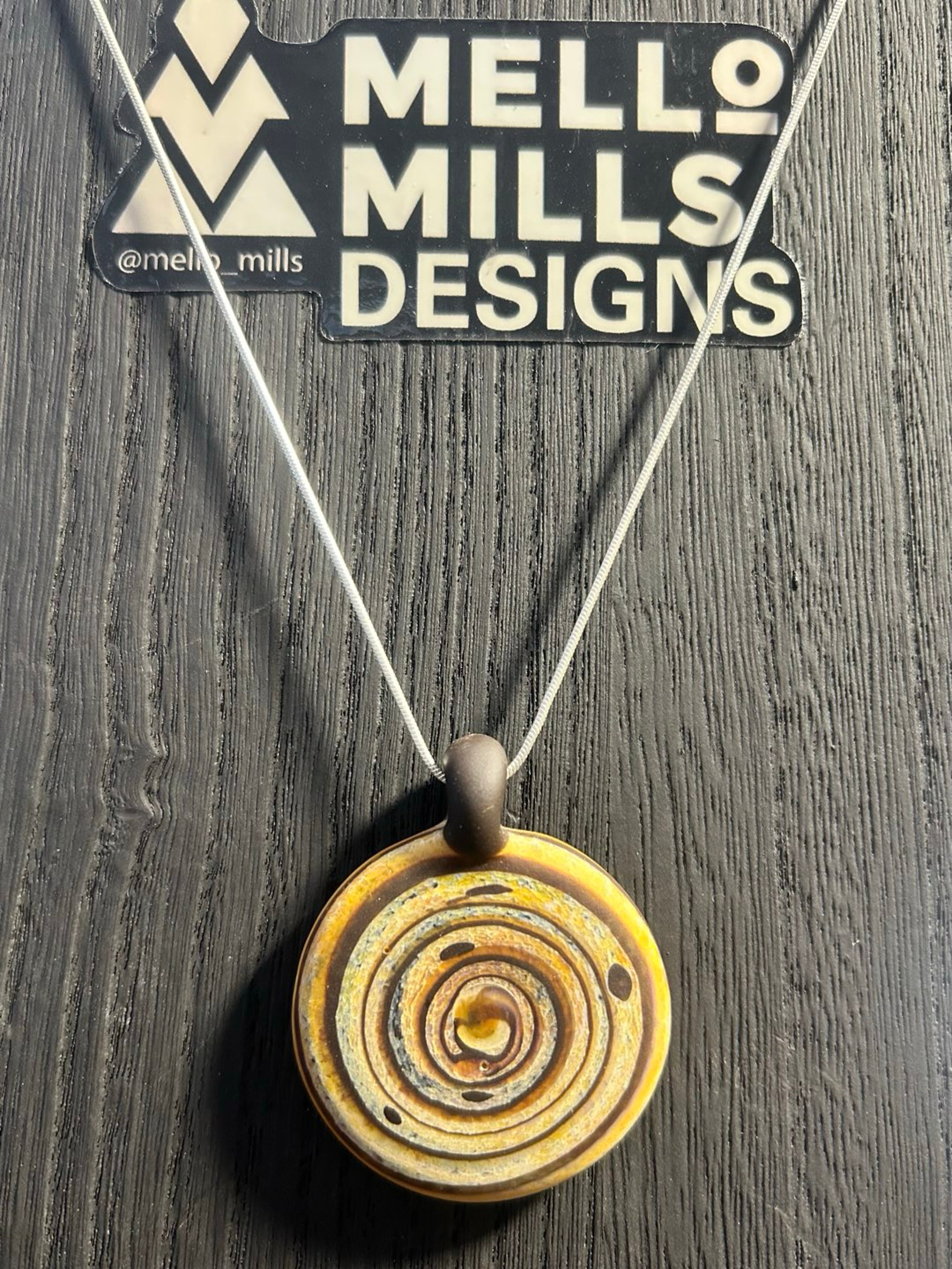 Woodgrain Style Pendant image 0