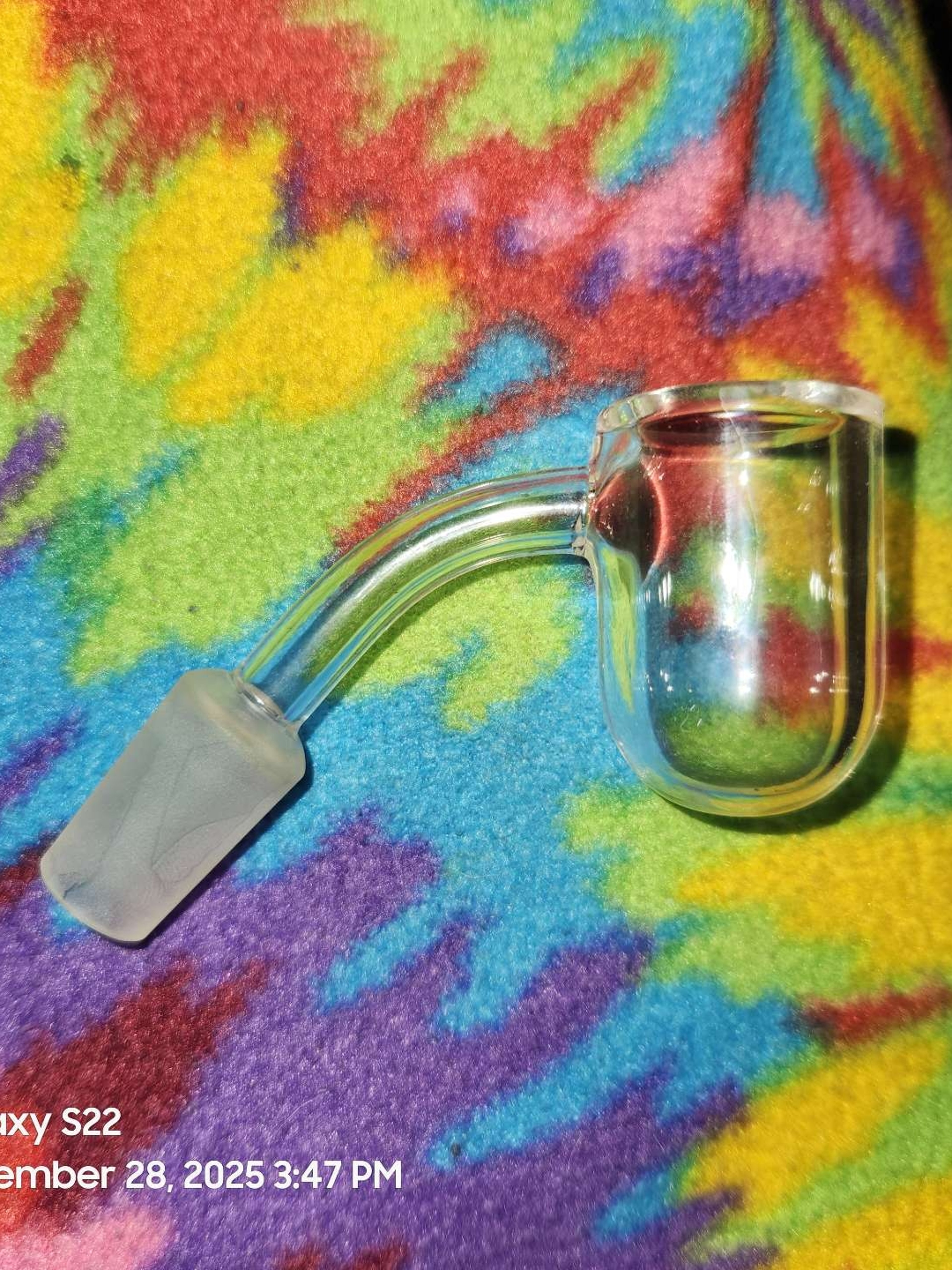 14mm round bottom quartz banger image 0