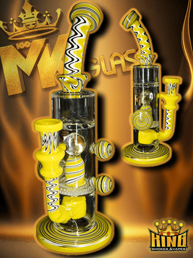 Preview pic of 💛 MK GLASS – ELECTRIC YELLOW SWIRL RIG
