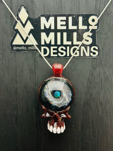 Preview pic of Grateful Dead Space Your Face Opal Pendant
