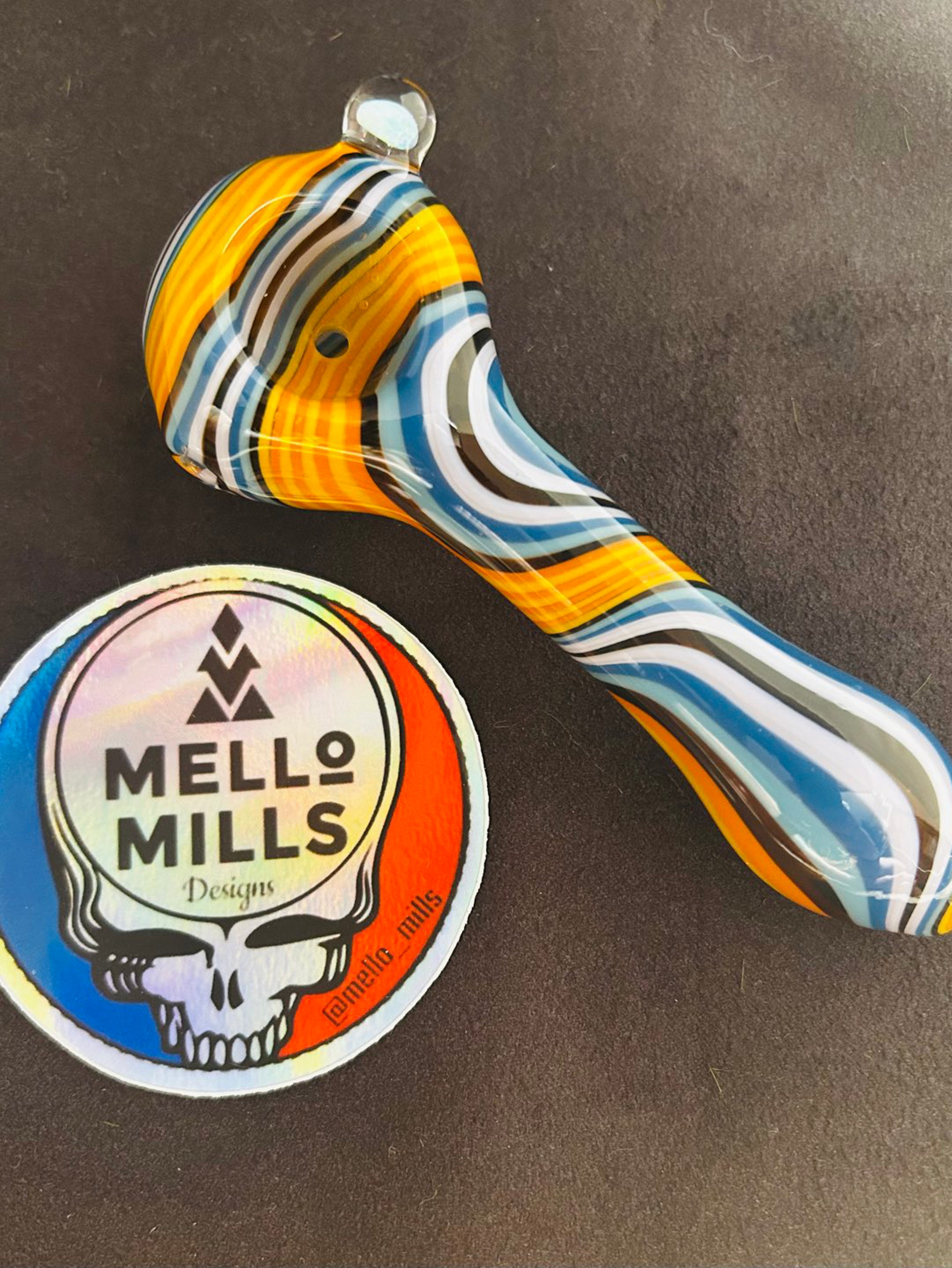 Preview pic of Wig-Wag Tangerine Sky Opal Spoon