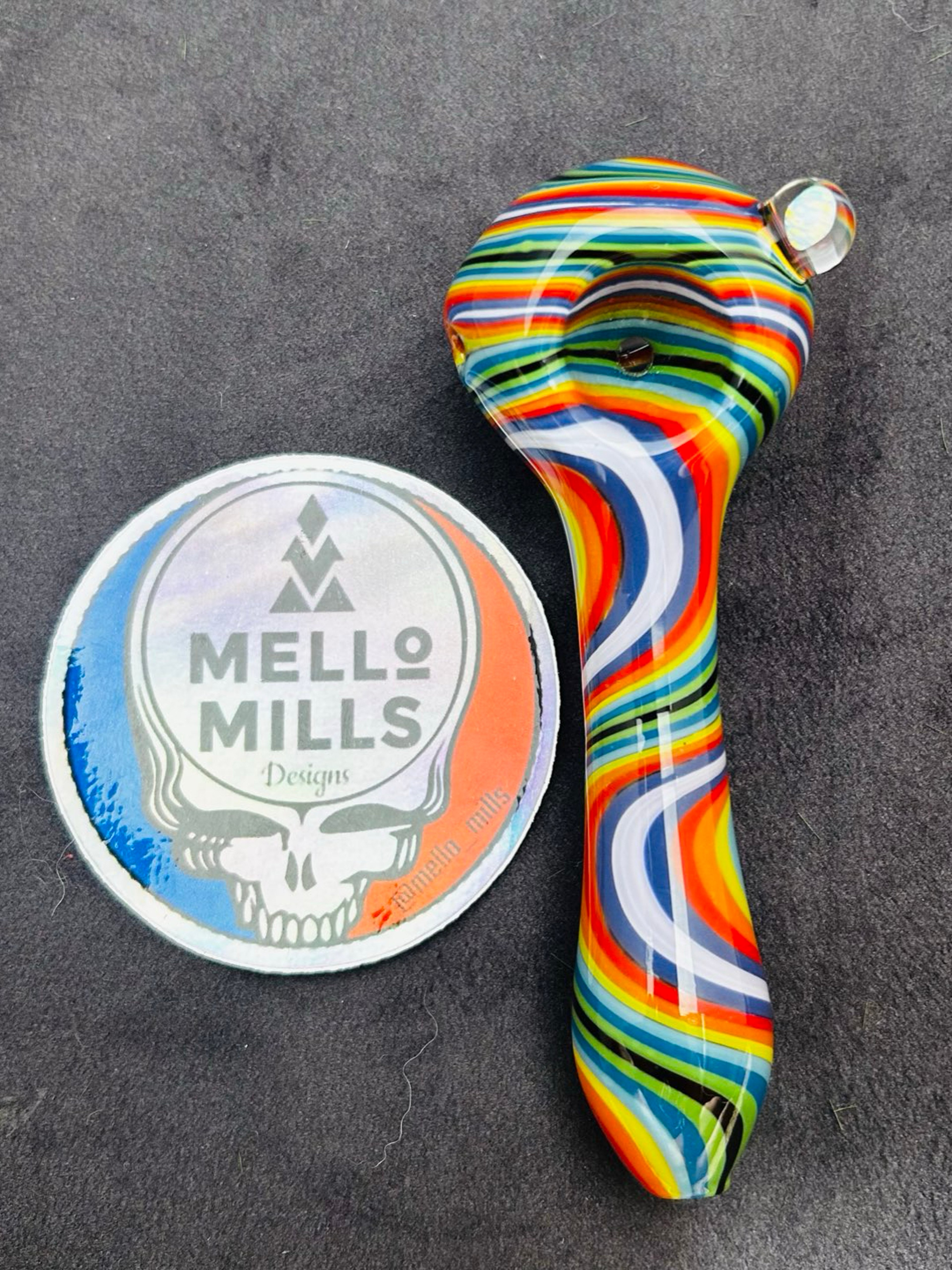 Preview pic of Wig-Wag Trippy Rainbow Opal Spoon