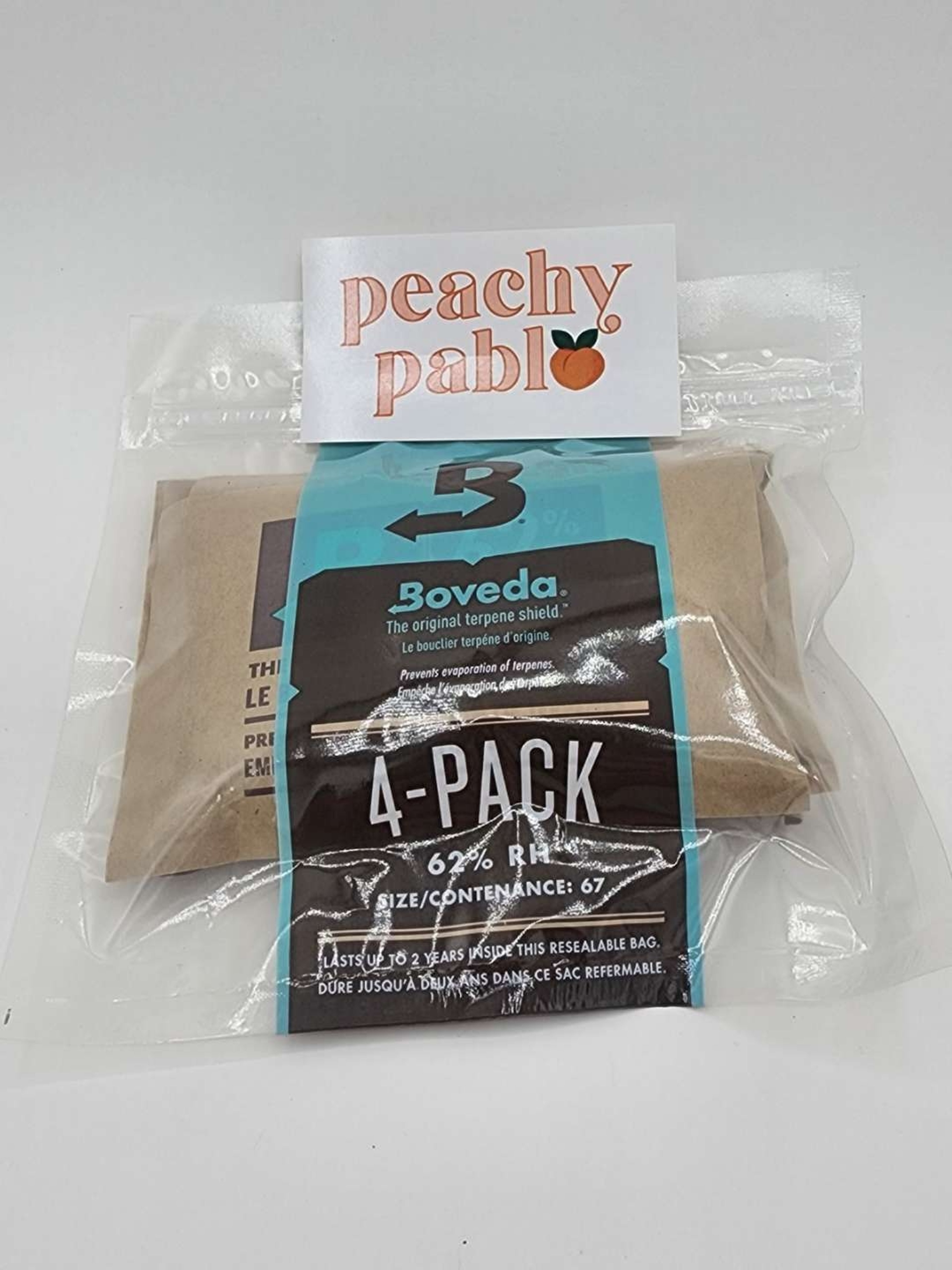 Preview pic of Boveda™ 62% RH 2-Way Humidity Control | Size 67 Protects Up to 1 Pound (4-PACK)