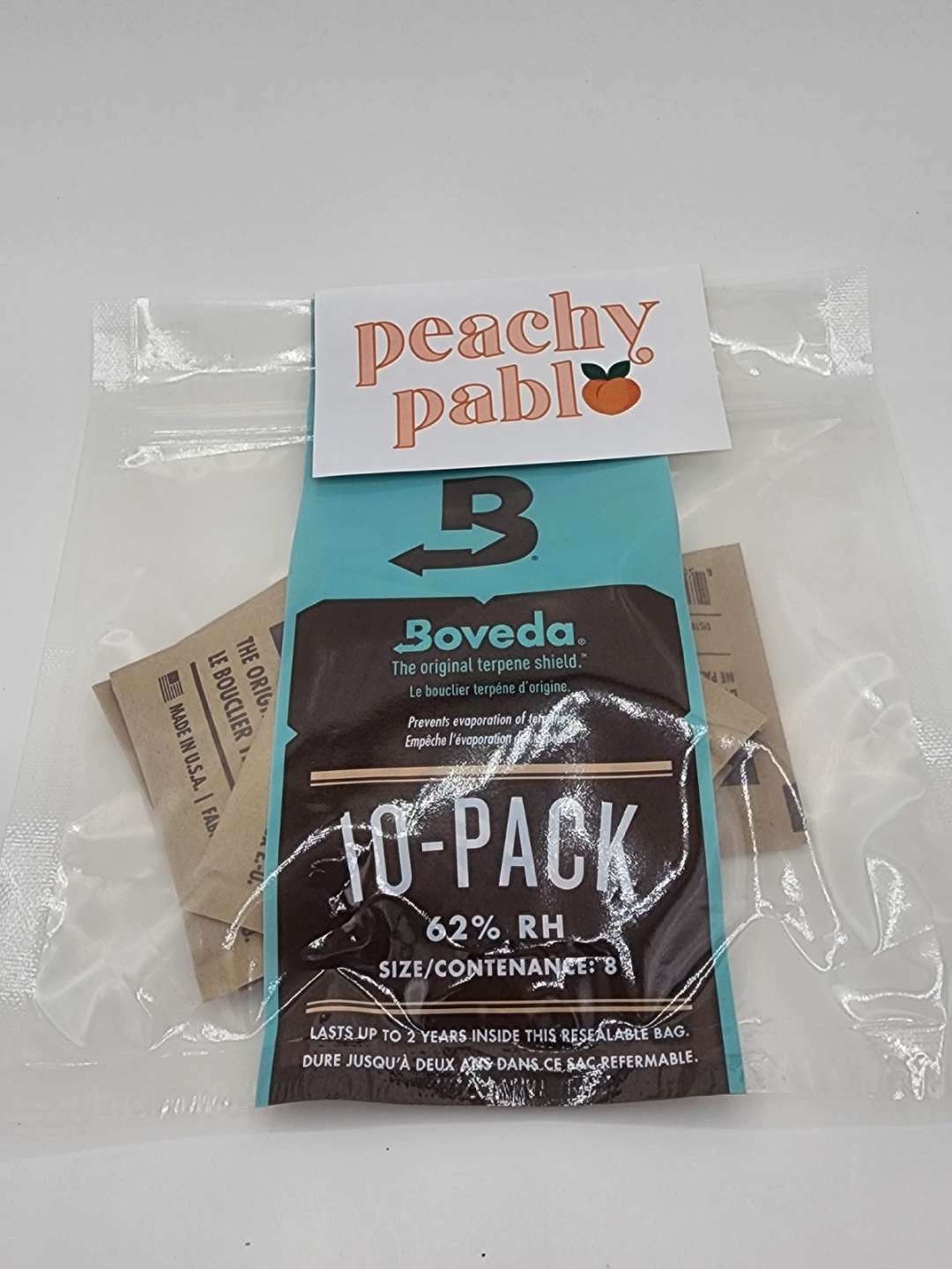 Boveda™ 62% RH 2-Way Humidity Control | Size 8 (10-PACK) image 0