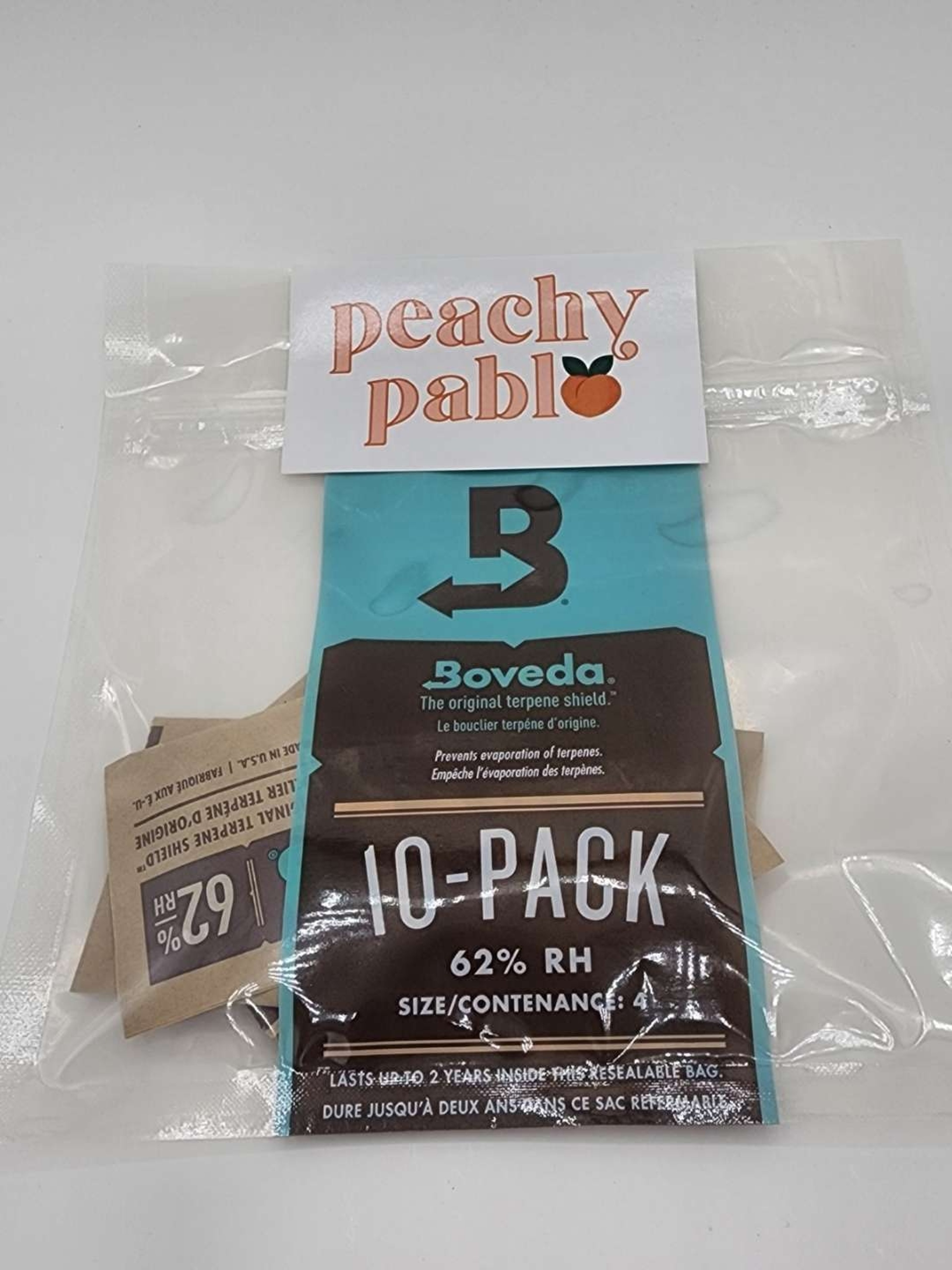 Boveda™ 62% RH 2-Way Humidity Control | Size 4 (10-PACK) image 0