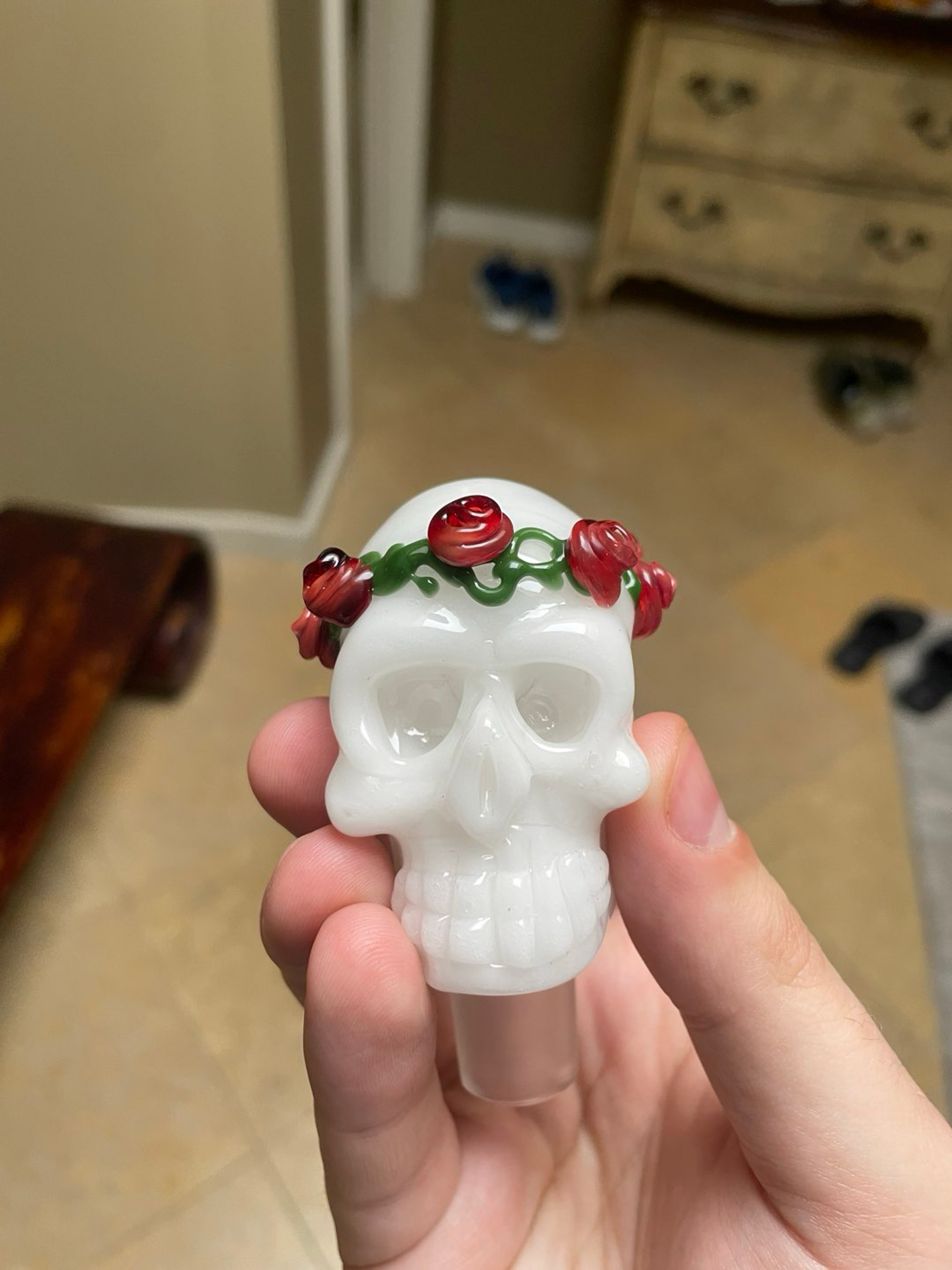 The glass fish Grateful Dead themed bowl image 0