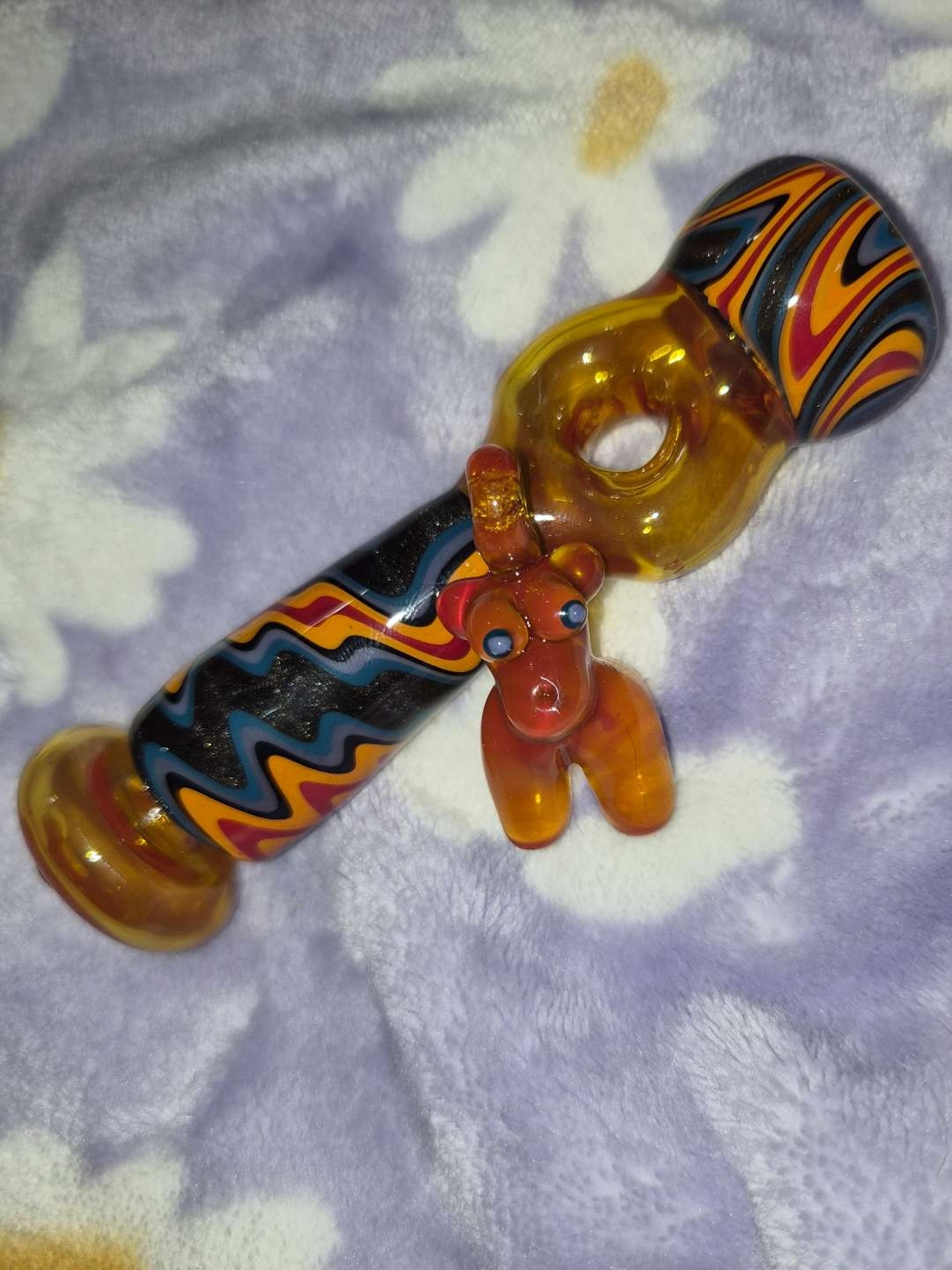 Preview pic of Matching XL Chillum & Pendant (Dabaruskiuni Collab)