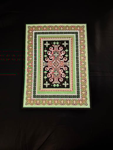 Preview pic of Mistletoe bitrug special edition holiday moodmat! Full uv glow