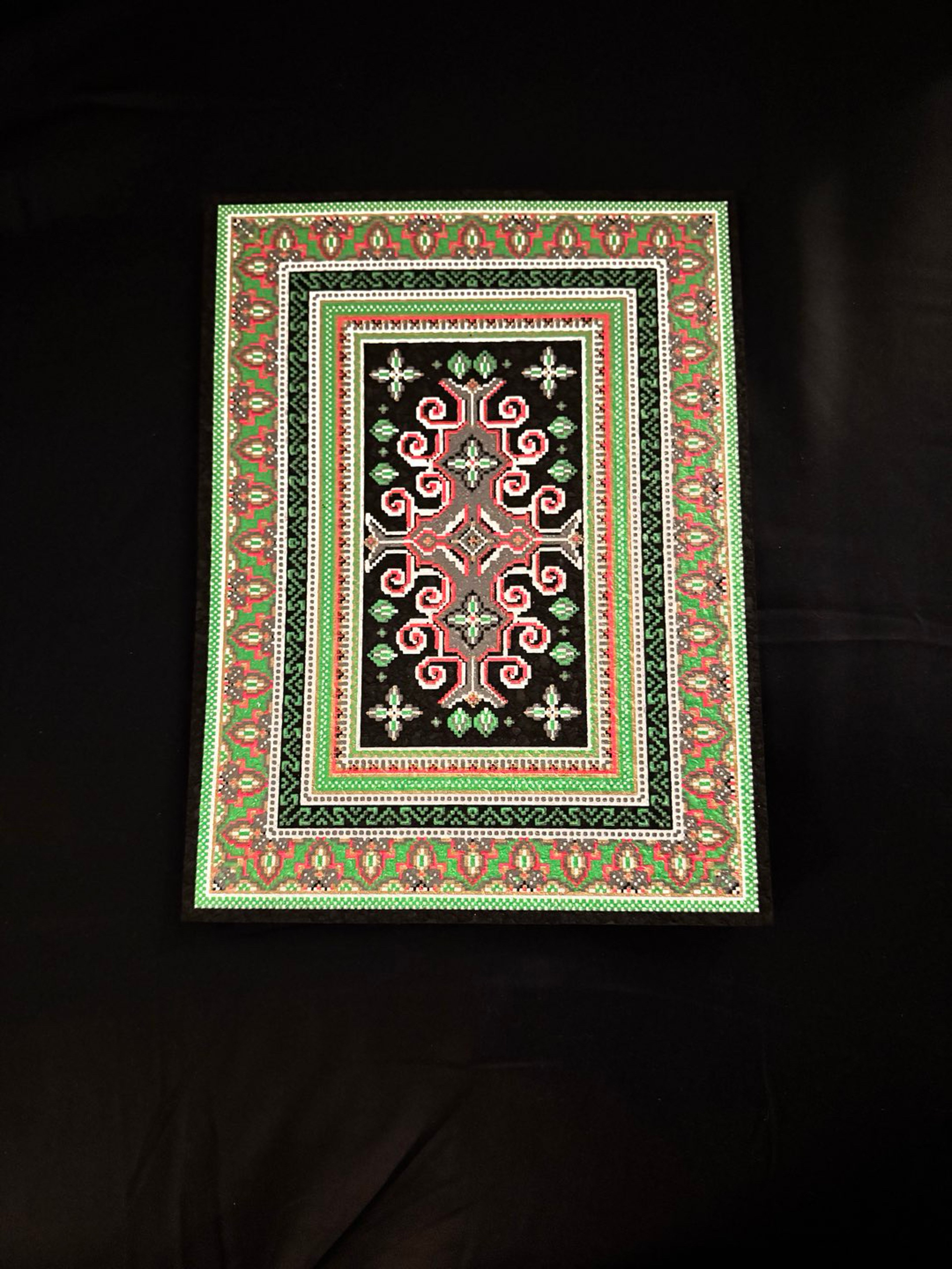 Preview pic of Mistletoe bitrug special edition holiday moodmat! Full uv glow