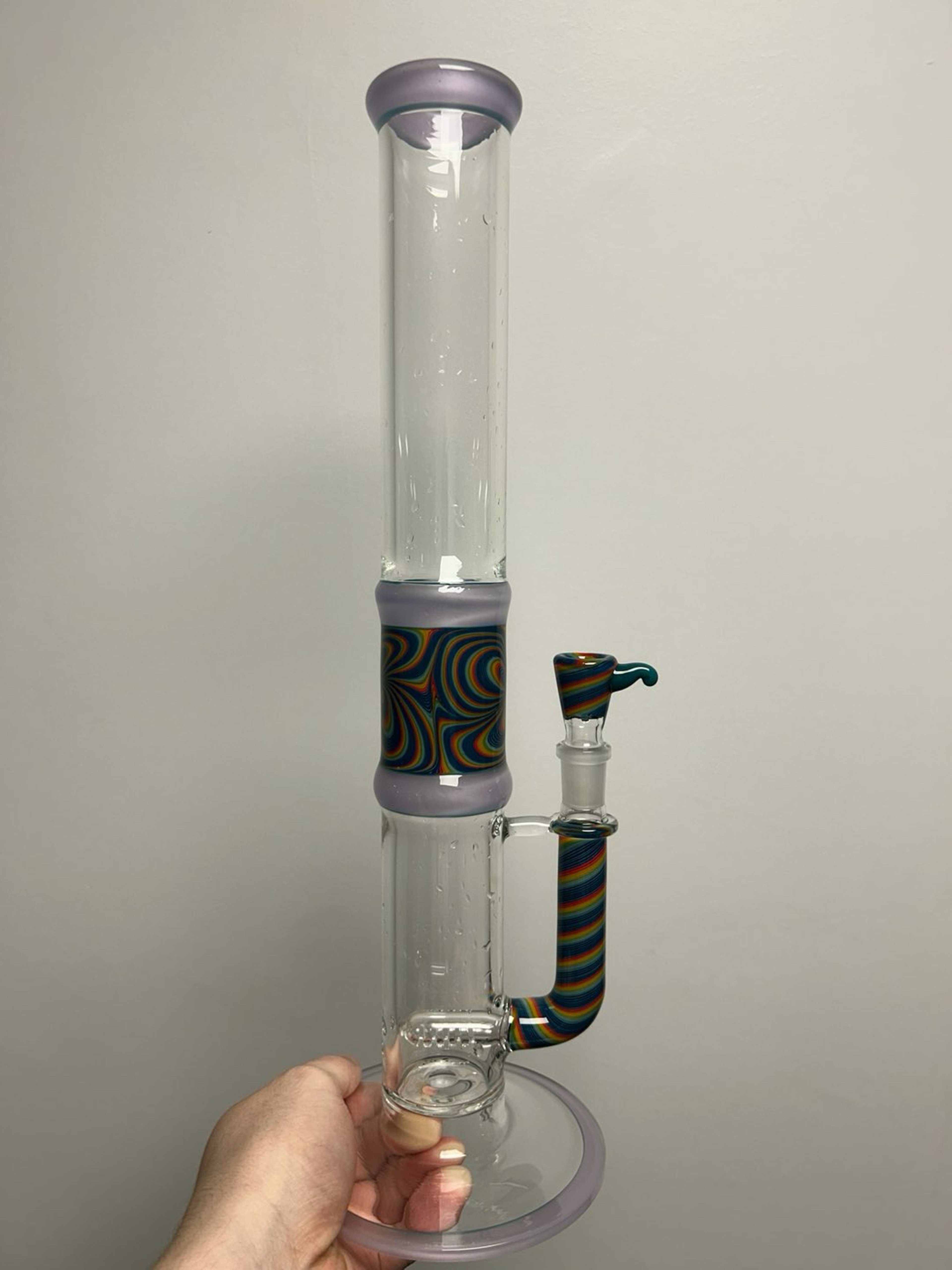 27 Glass Downgrid Inline Rainbow Set w/ Matching 4 Hole 🛝 Slide image 0