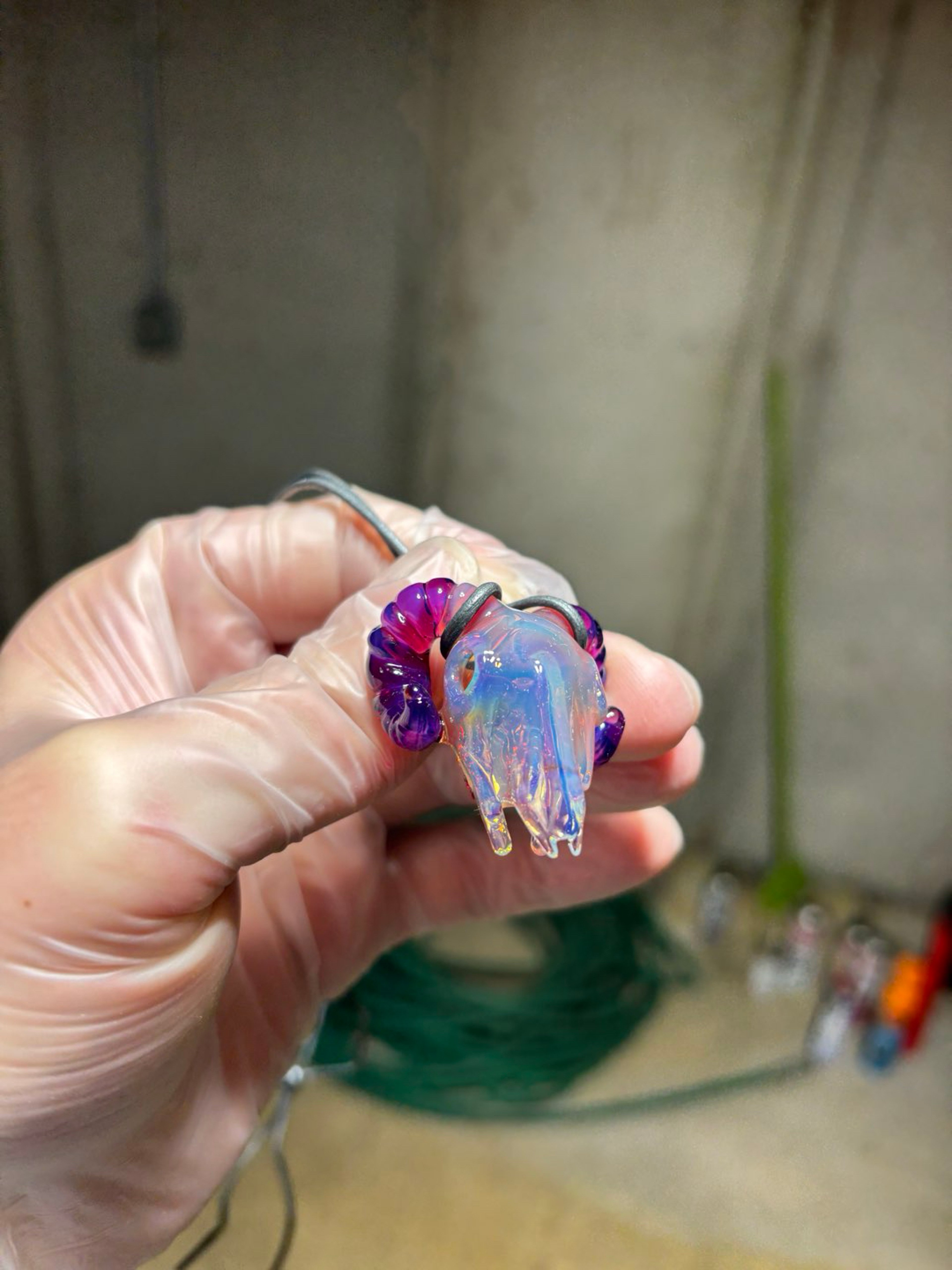 Preview pic of Ram skull pedant