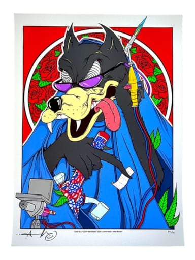 Preview pic of Aaron Brooks "Jerry Kelly 30th Anniversary" Print