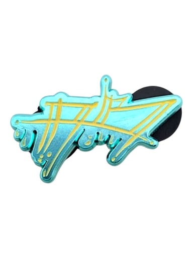 Preview pic of Aaron Brooks x Ground Score "AB Logo" Mini Pin - LE 80