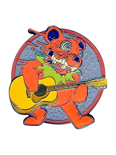Preview pic of Aaron Brooks x Ground Score "Billy Bear" Magnet - Orange