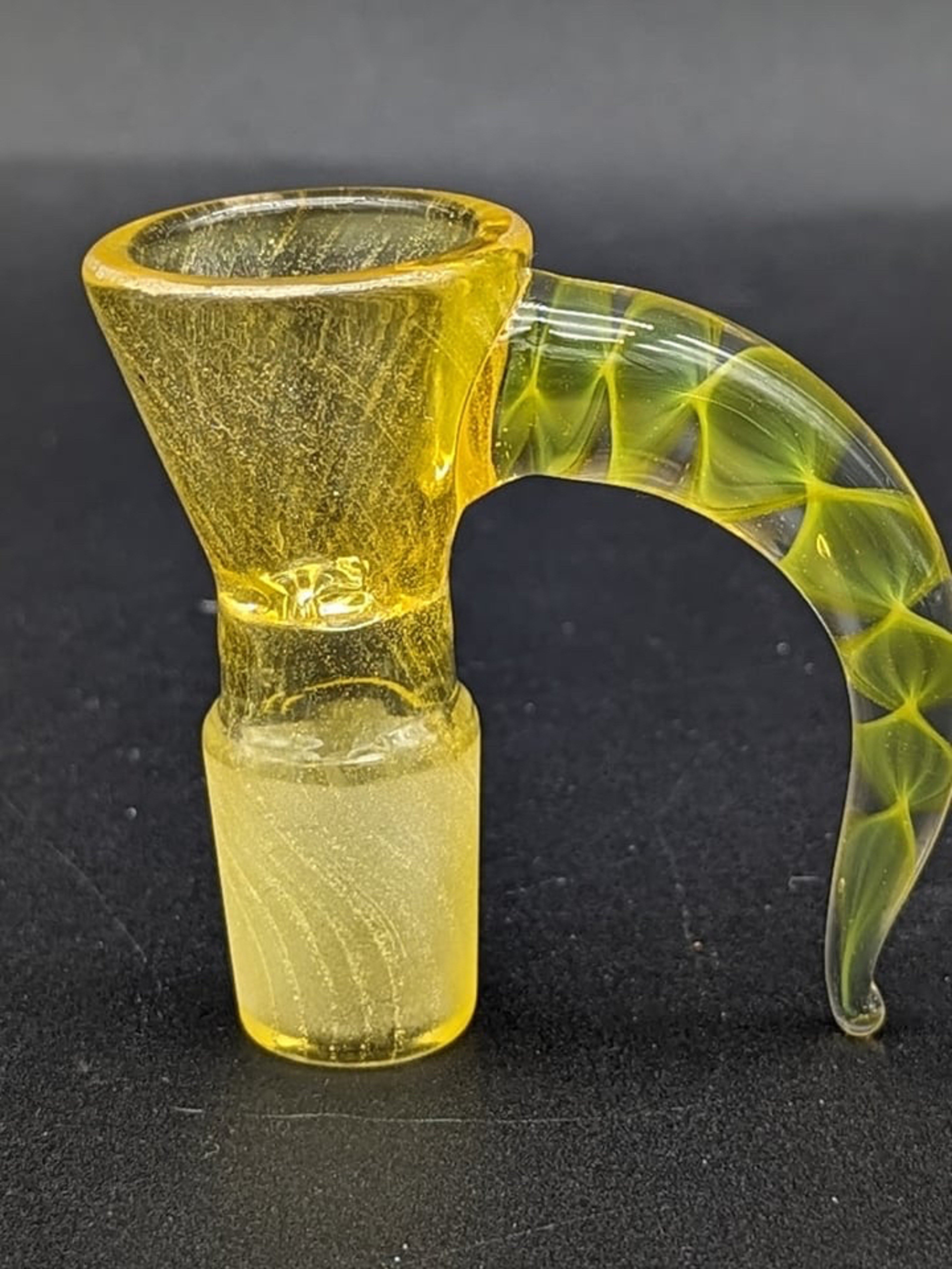 4 HOLE GREEK GLASS FULL COLOR 18MM SLIDE image 0