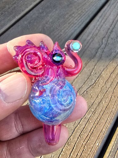 Preview pic of Crushed opal octopus bubble cap