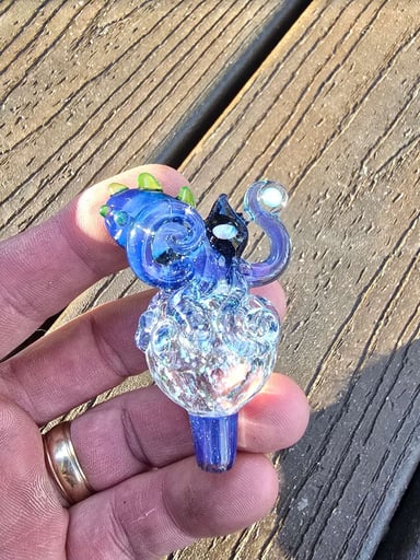 Preview pic of Crushed opal octopus bubble cap