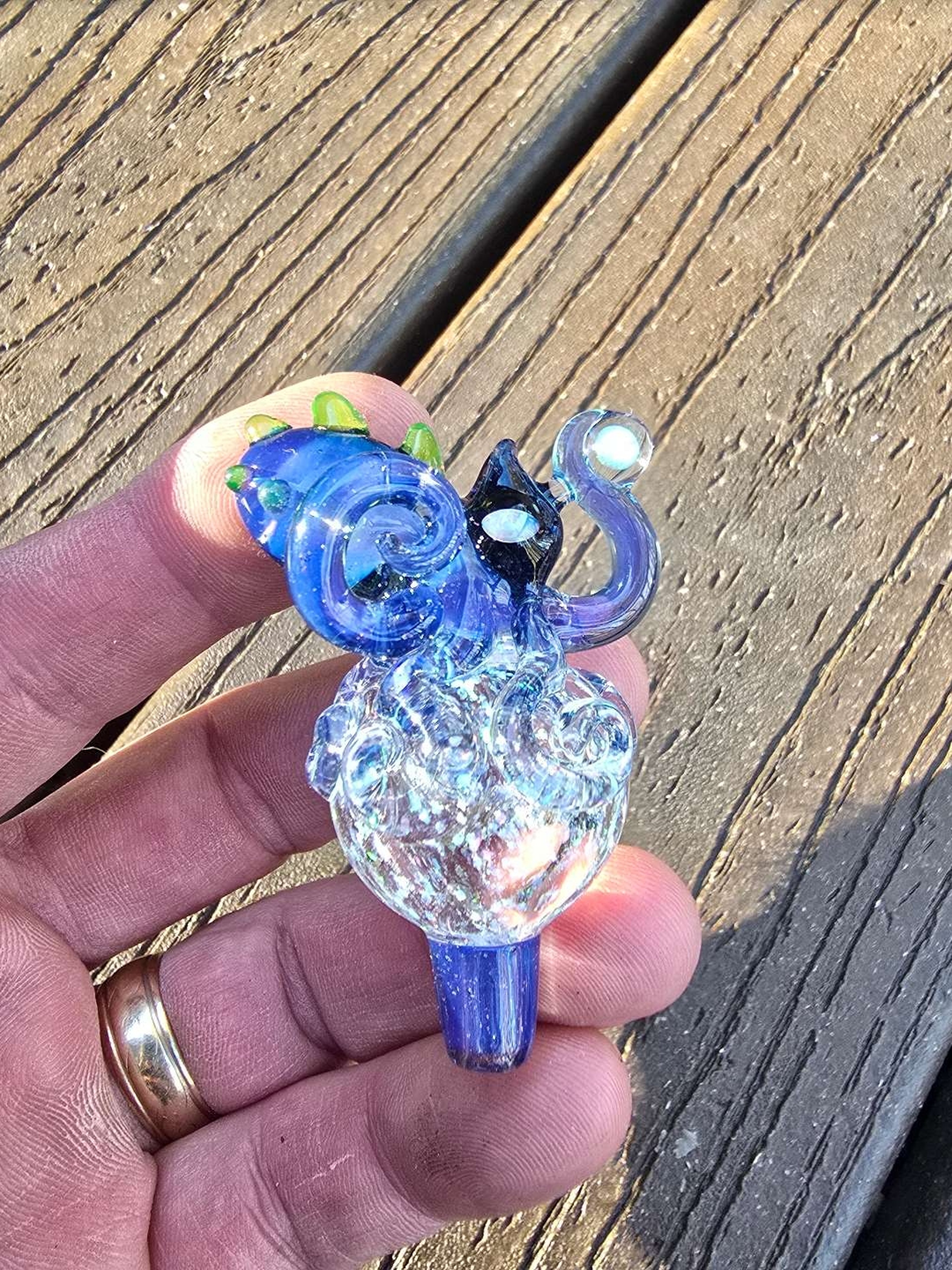 Crushed opal octopus bubble cap image 0