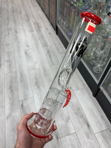 Preview pic of Mk glass 16” 3 percs tube red