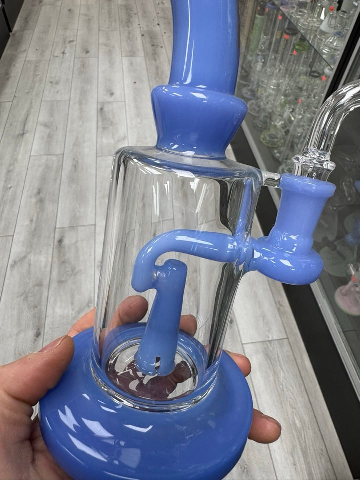 Mk glass rig blue | Shop Dab Rigs on GlassPass