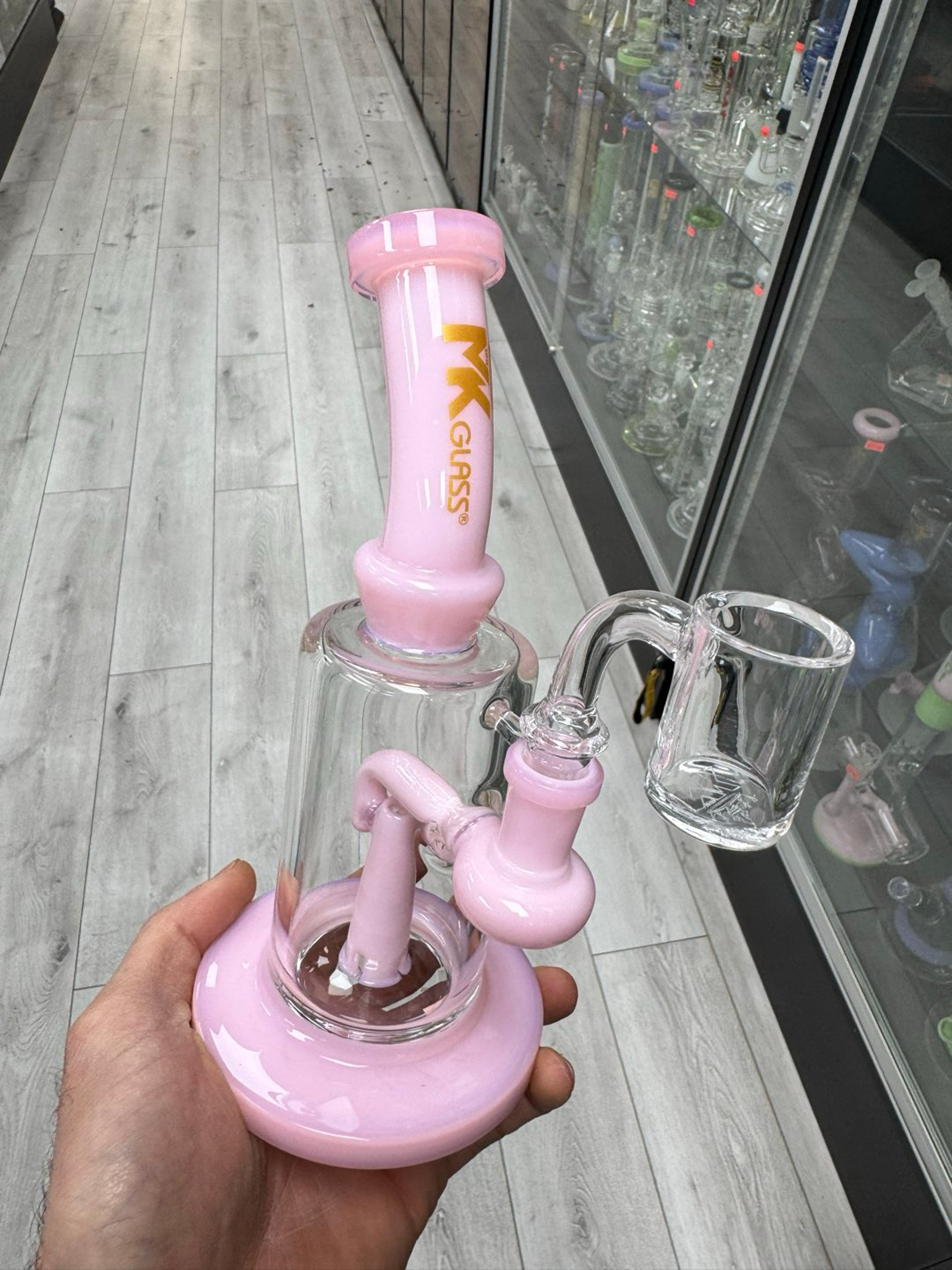 Mk glass rig pink image 0