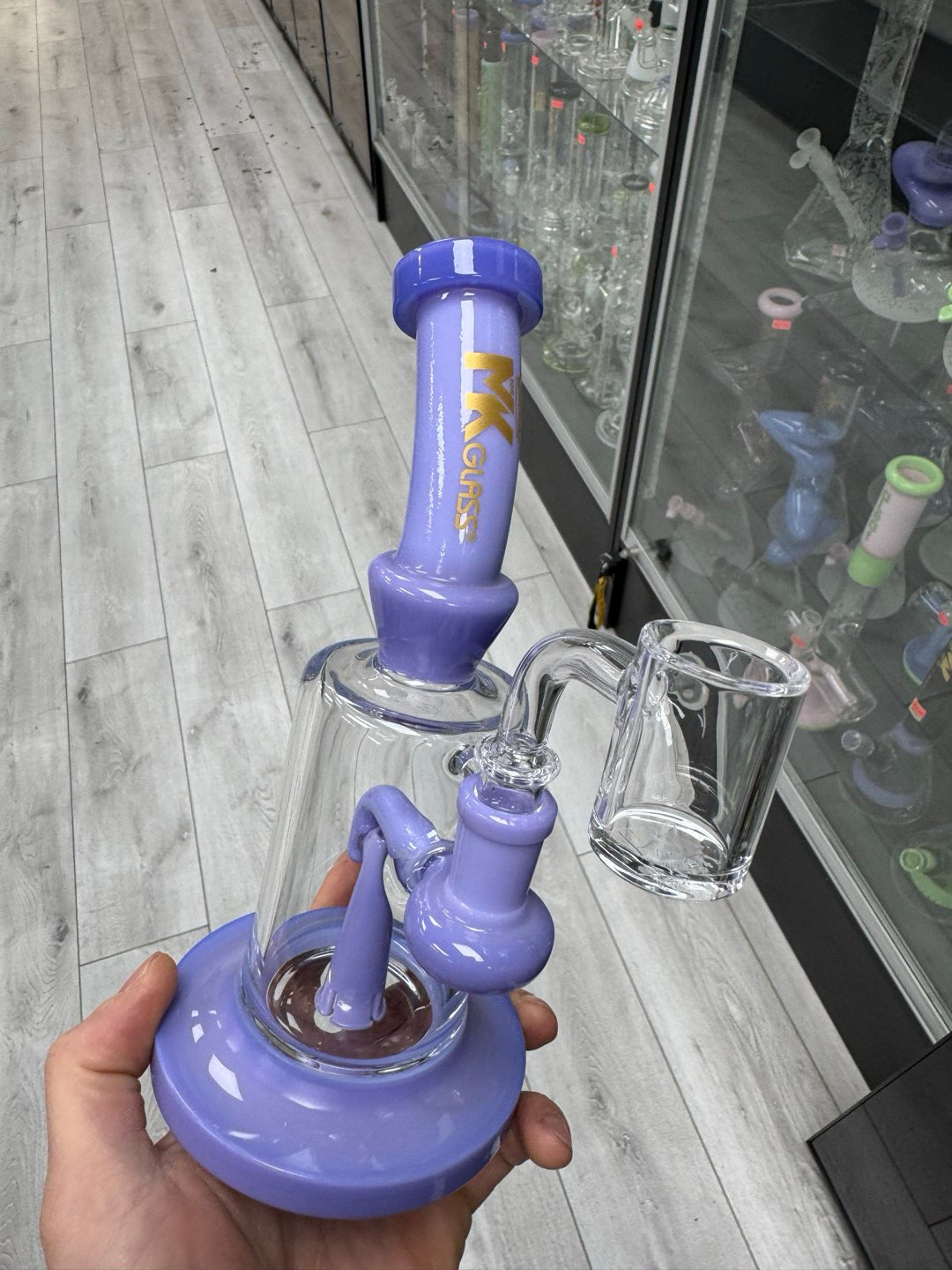 Mk glass rig purple image 0