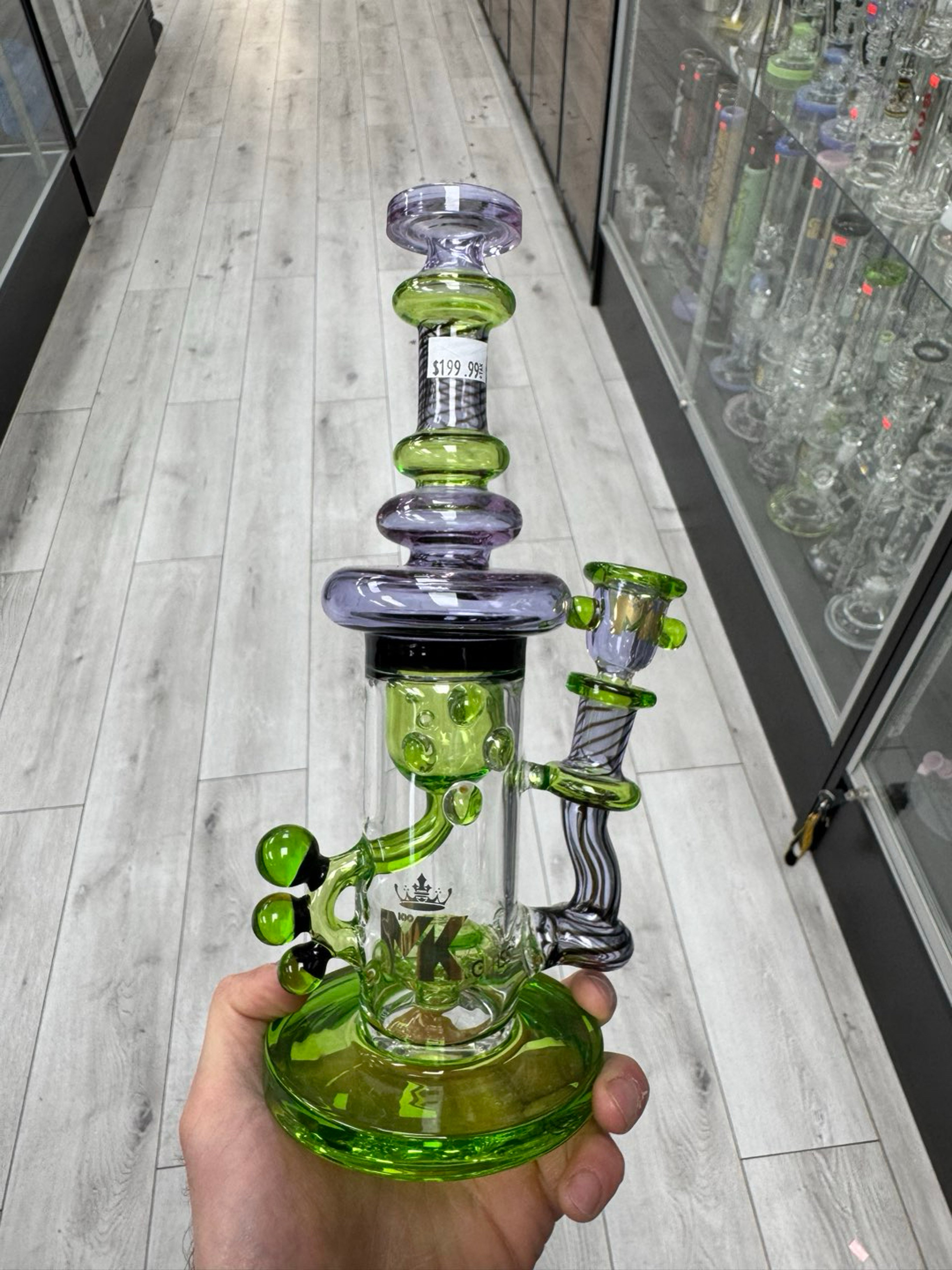 Mk glass incycler green / purple image 0