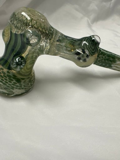 Preview pic of Forest inside -out Hammer Bubbler by Glass Berry