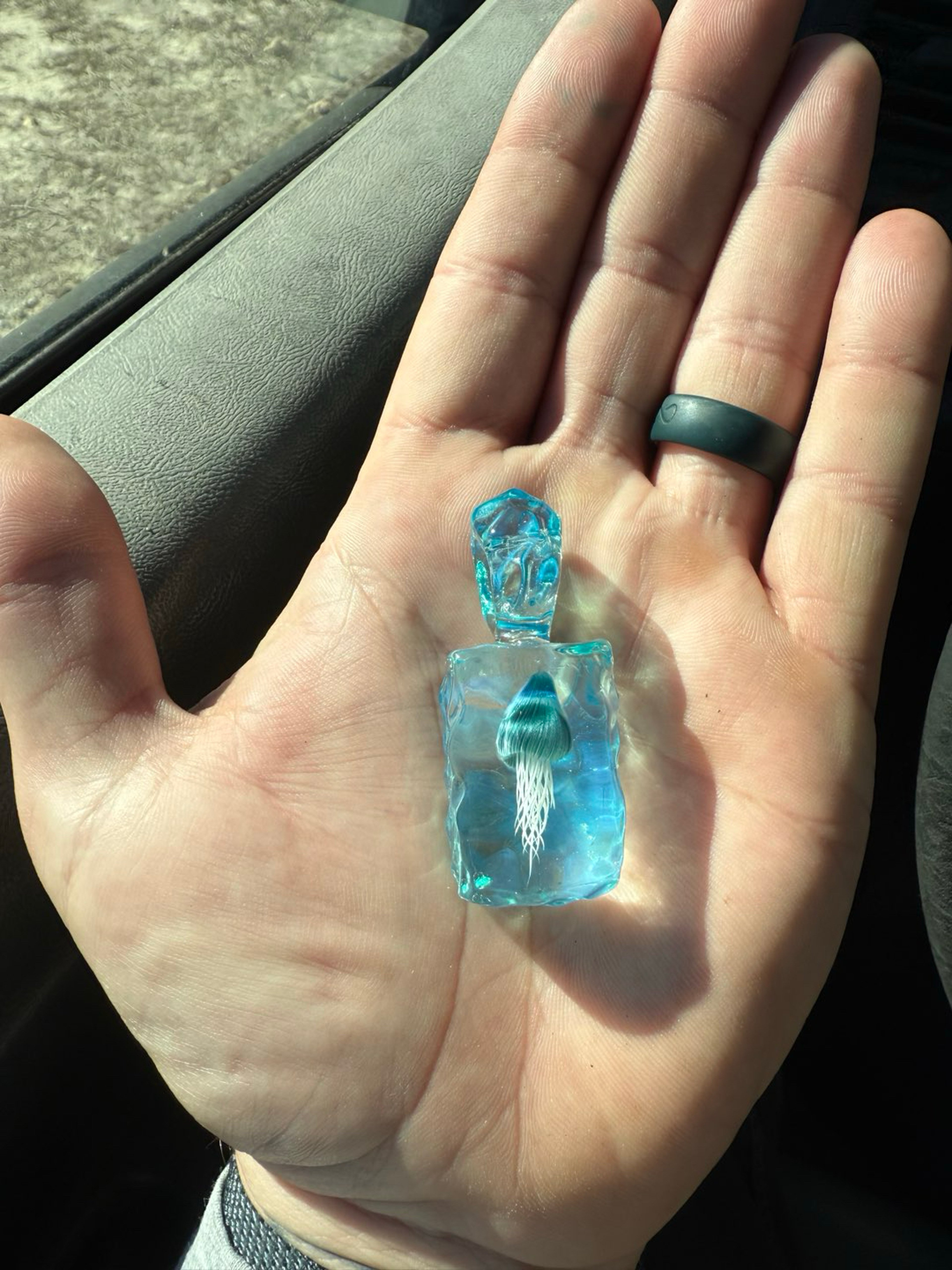Preview pic of Chaka Frozen Jellyfish Pendant in Neptunium