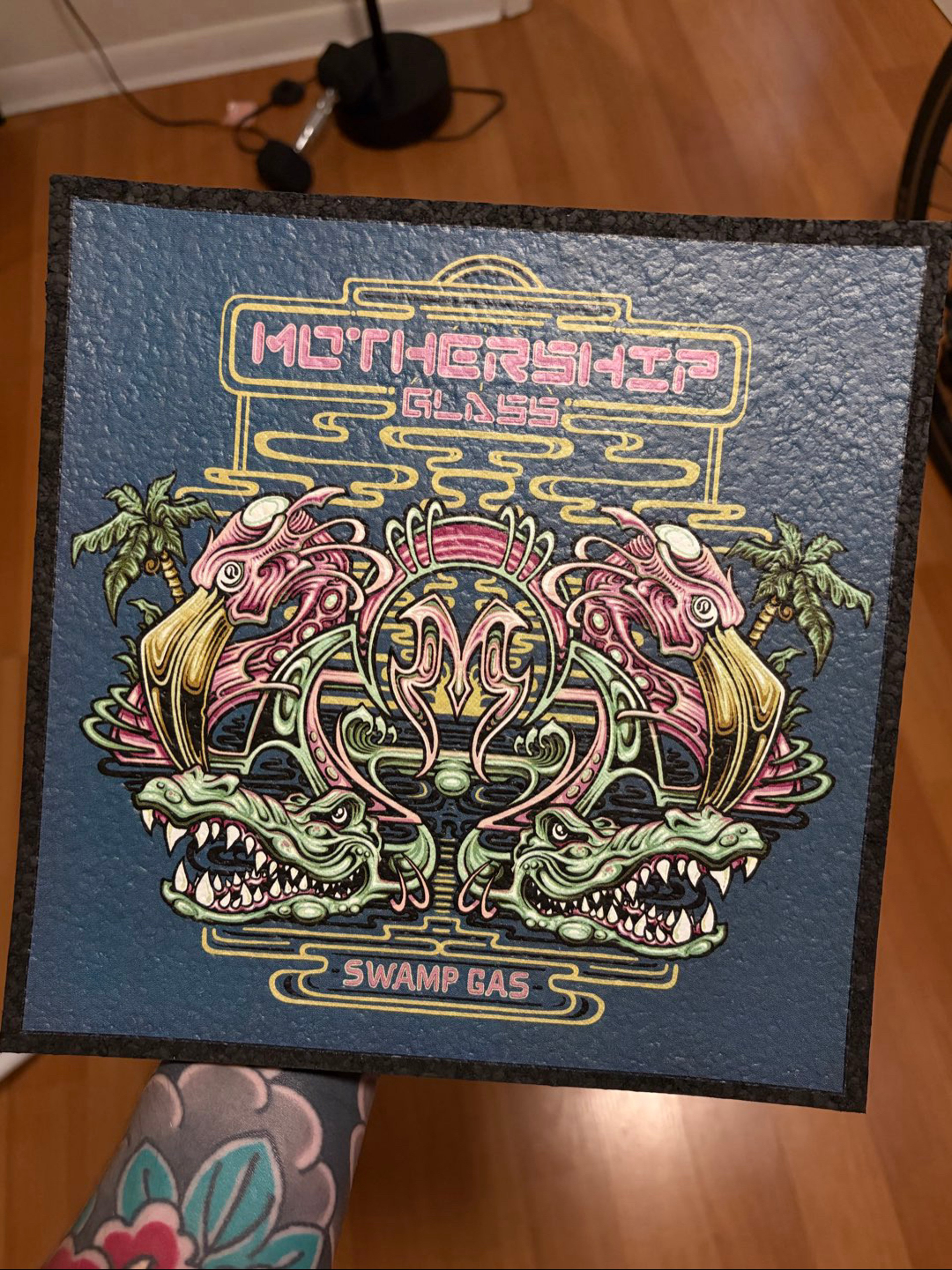 Preview pic of Mothership x Casa De Cristal "Swamp Gas" Moodmat