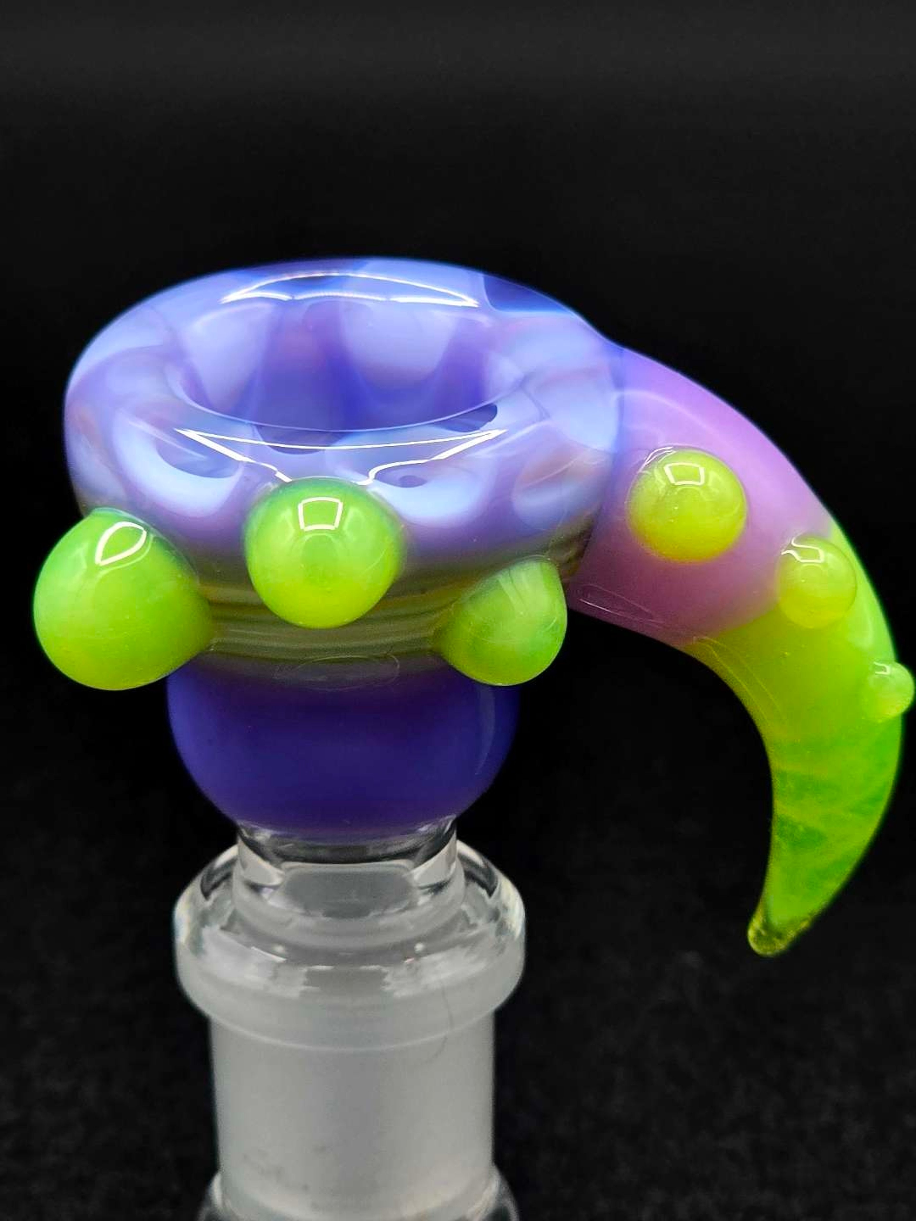 Purple X Slyme 14mm Slide With Horn image 0