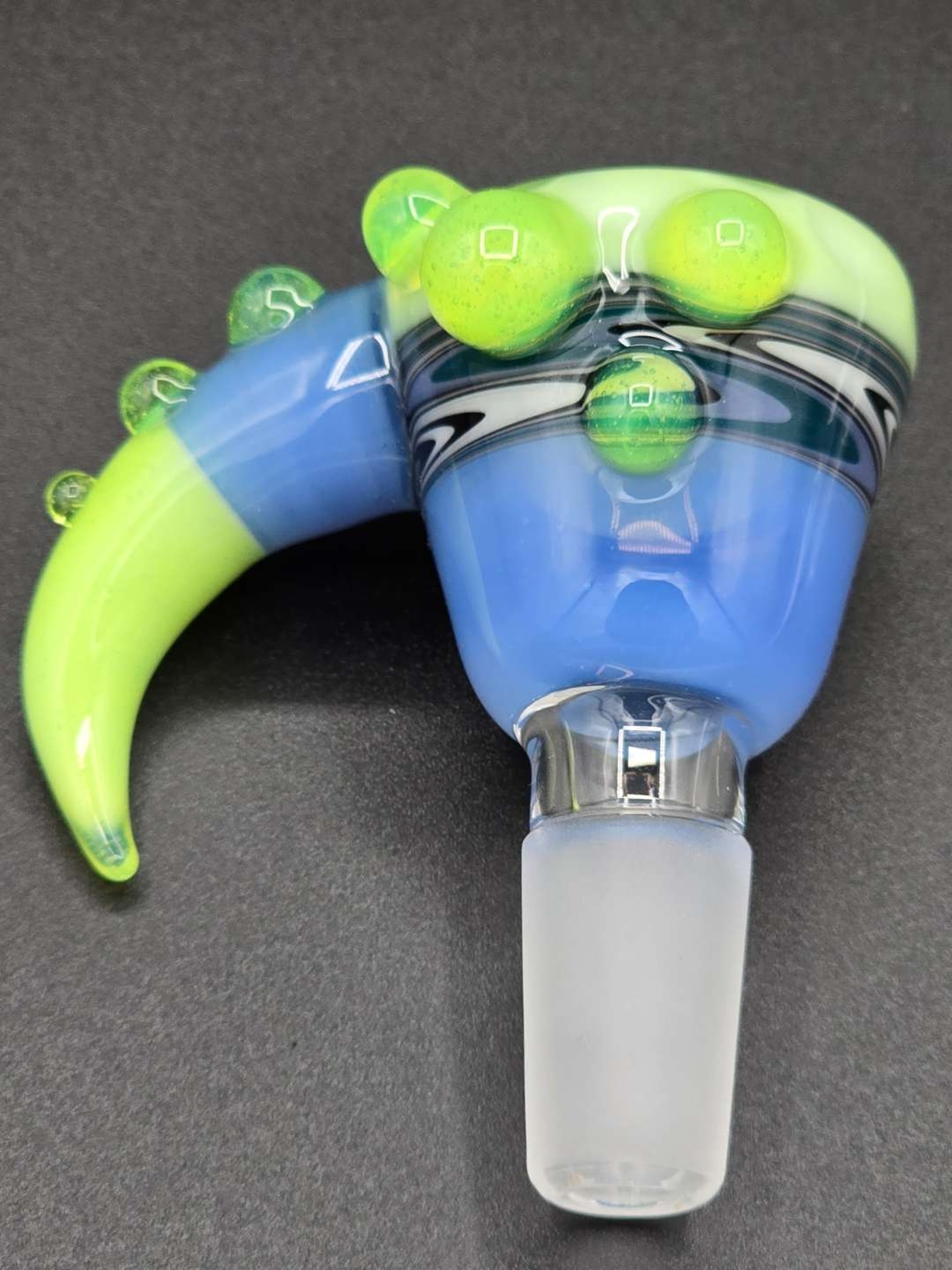 Blue X Slyme 14mm Slide With Horn image 0