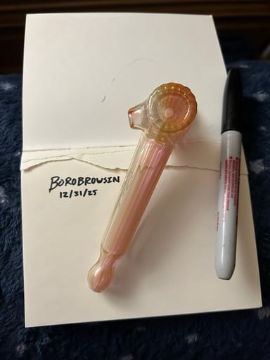 Preview pic of IansGlass scalloped fume spectrum hammer