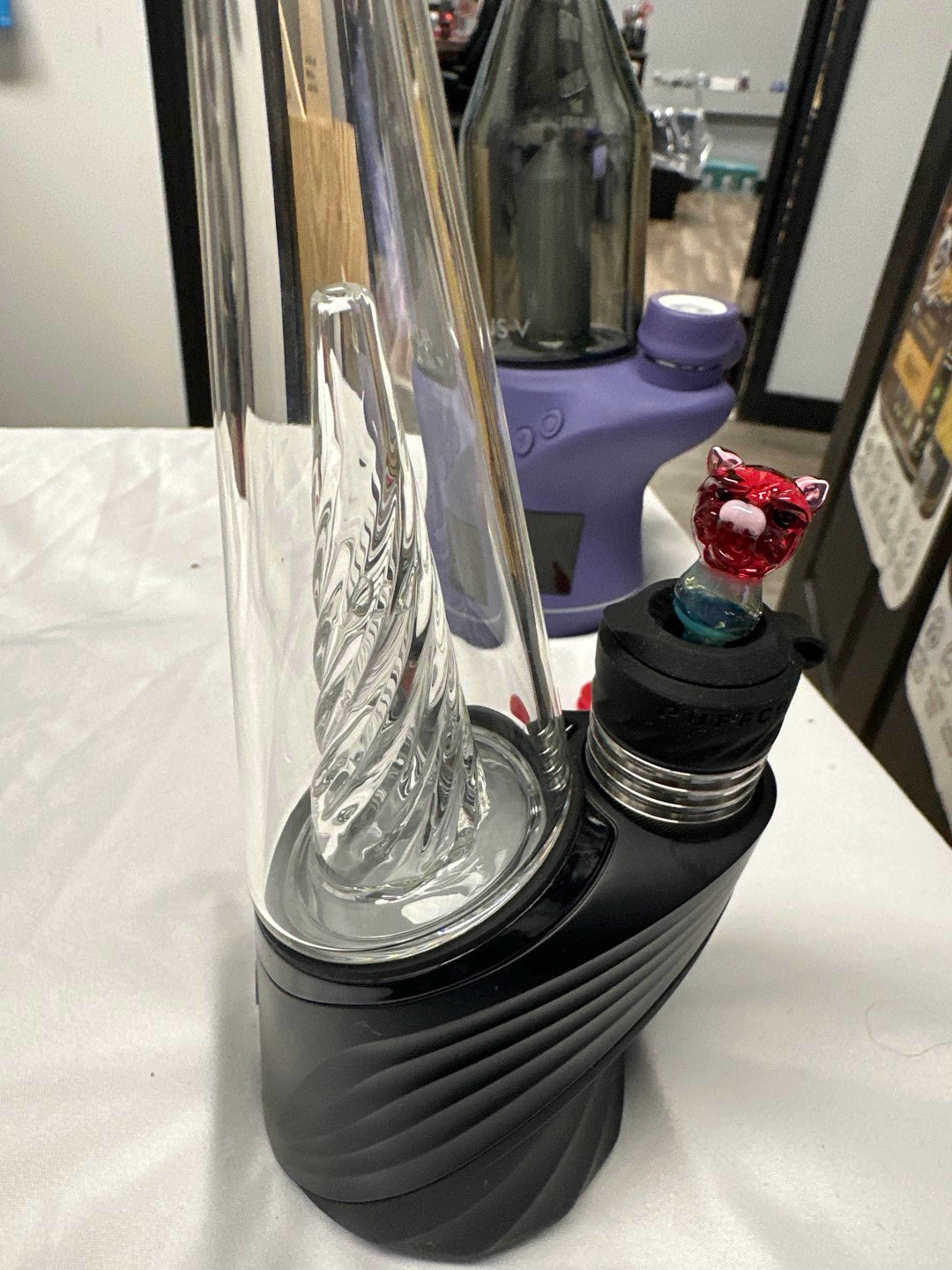 Preview pic of Ruby cat joystick by OBE glass